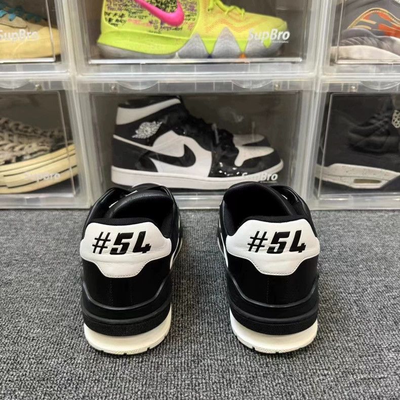 Louis Vuitton Louis Vuitton Lv Trainer Black and Gray Sneakers Size 42-2 Size US 8 / EU 41 - 4 Thumbnail