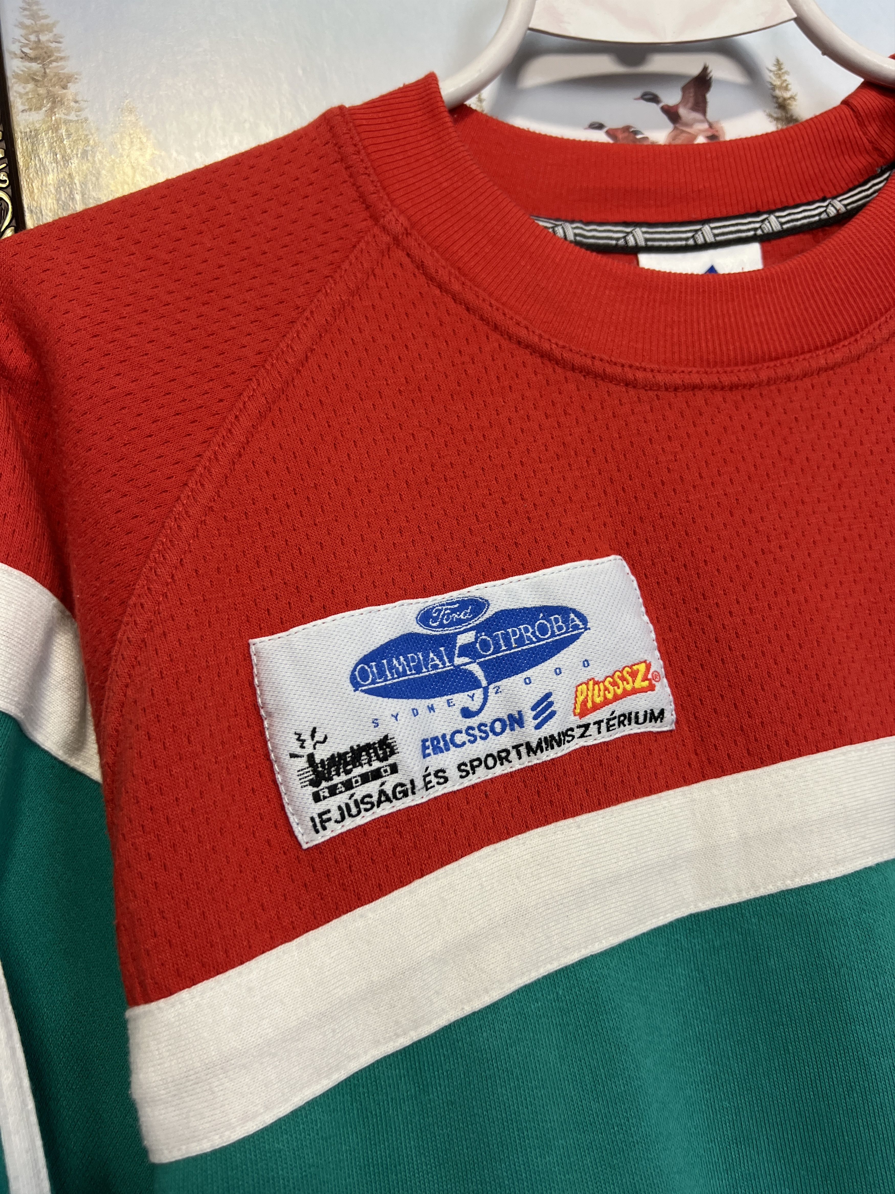 Adidas Vintage Hungary Football Sweatshirt Crewneck Player Issue Size US M / EU 48-50 / 2 - 4 Thumbnail