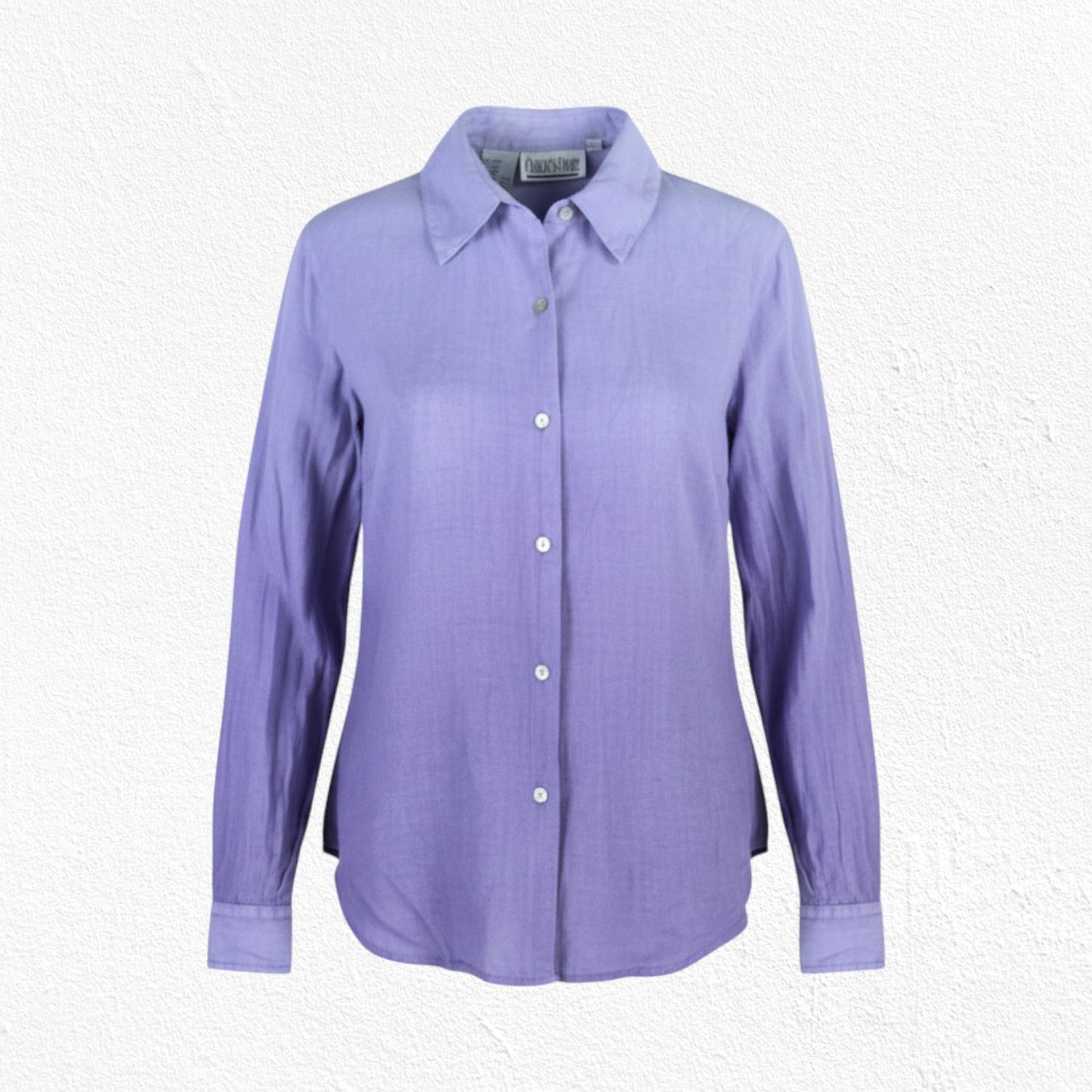 Vintage Vintage Purple Ombre Linen Button Down Top Size Medium Size M / US 6-8 / IT 42-44 - 1 Thumbnail