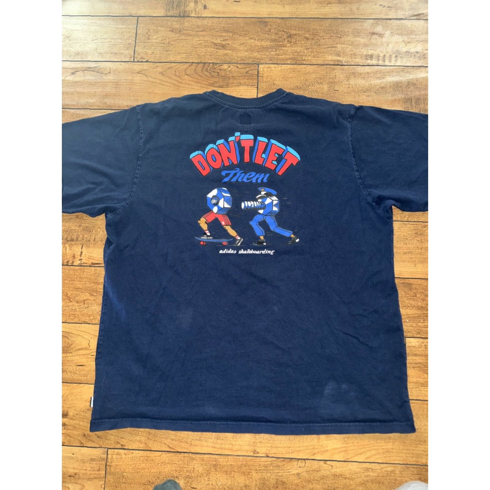 Adidas Adidas Skateboarding T-Shirt Navy Blue 2XL Men Regular Blue Shirt 2XL Mens Size US XXL / EU 58 / 5 - 2 Thumbnail