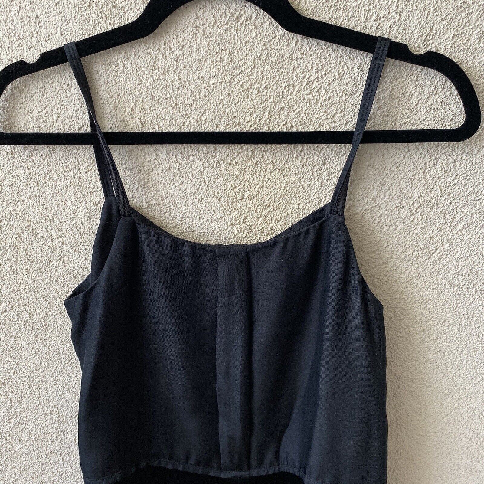 Rag & Bone Rag & Bone Womens Top Black Satin Sleeveless Blouse Two Tone Size XS / US 0-2 / IT 36-38 - 8 Thumbnail