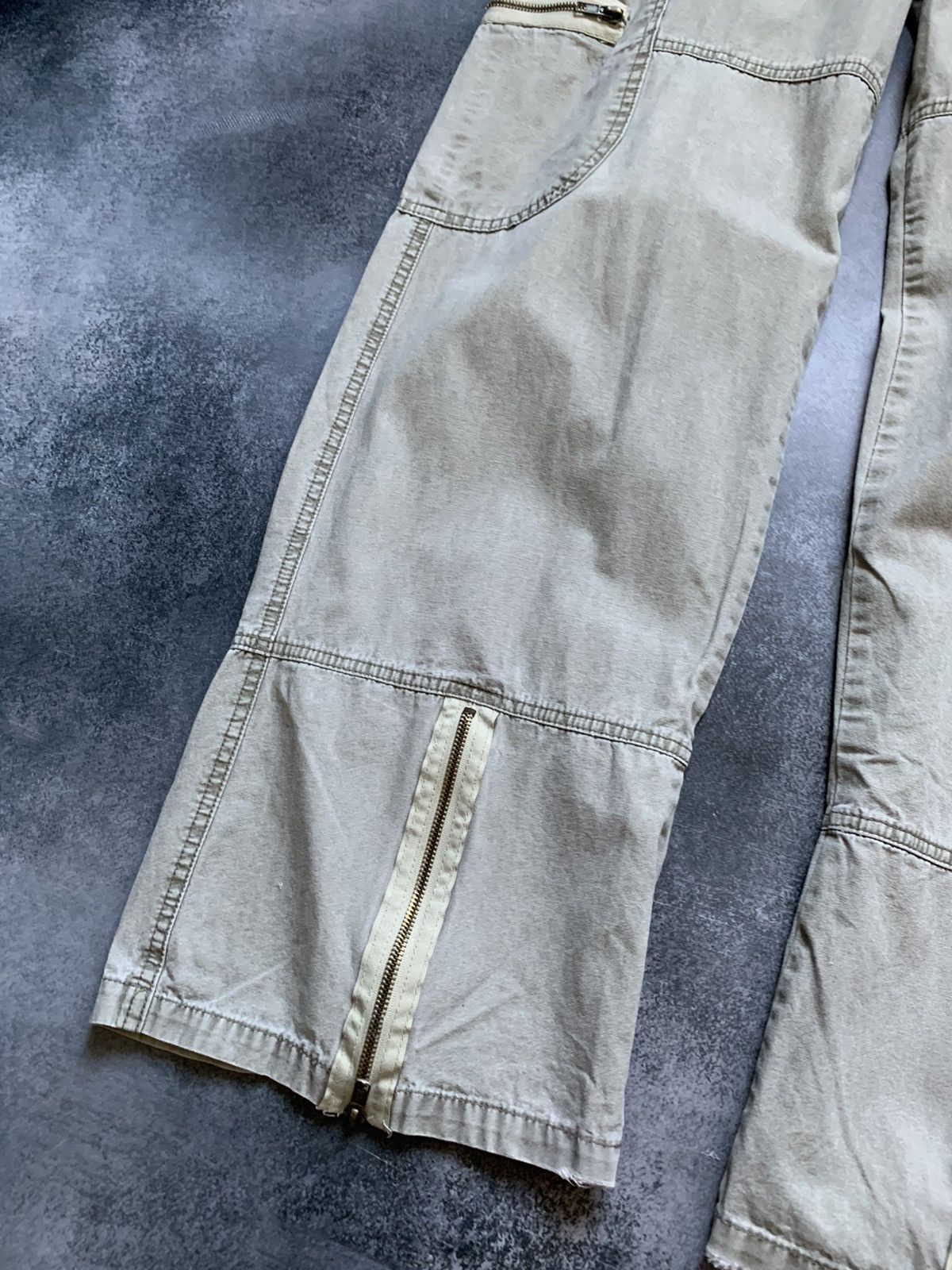 Hysteric Glamour Vintage Balenciaga Junya Watanabe Style Cargo Washed Jeans Size US 34 / EU 50 - 4 Thumbnail