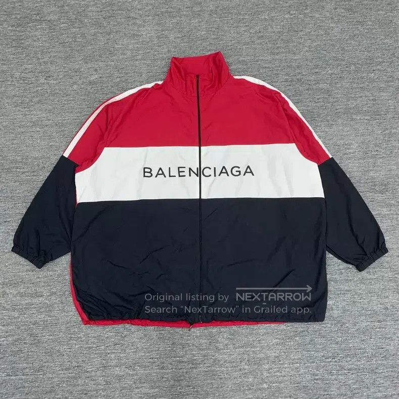 Balenciaga Balenciaga Patchwork Colorblock Windbreaker Jacket Size XS / US 0-2 / IT 36-38 - 1 Thumbnail