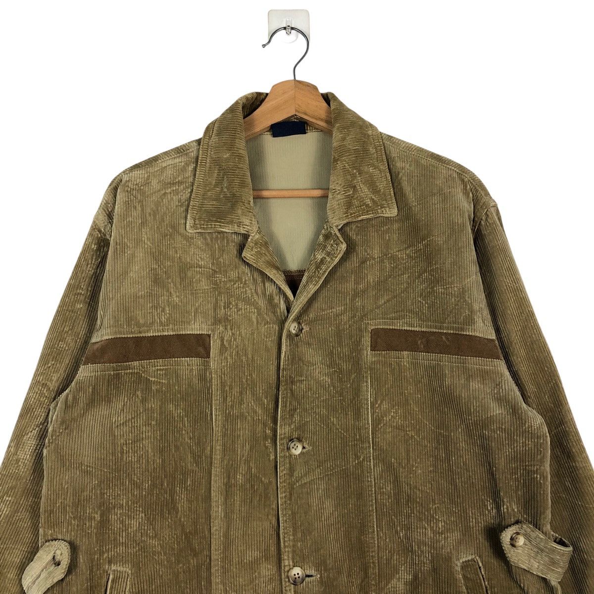 Big John 🔥Vintage Biker Jacket Corduroy Big John Big Pocket Size US L / EU 52-54 / 3 - 3 Thumbnail