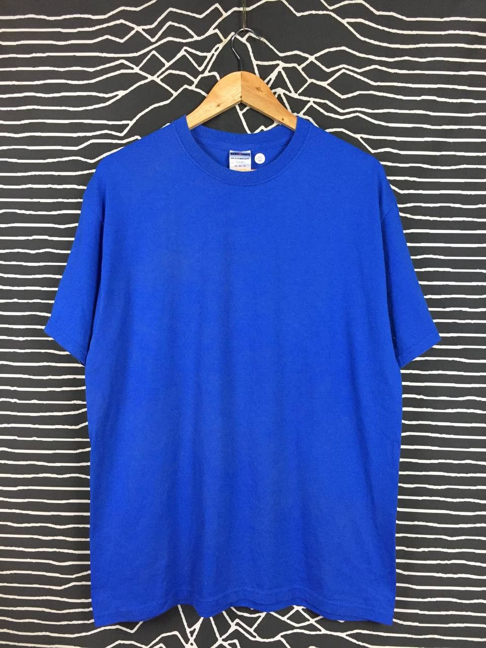 Jerzees × Vintage Vtg Jerzees Heavyweight Blend Plain Blank Casual Tee Size US XL / EU 56 / 4 - 2 Thumbnail