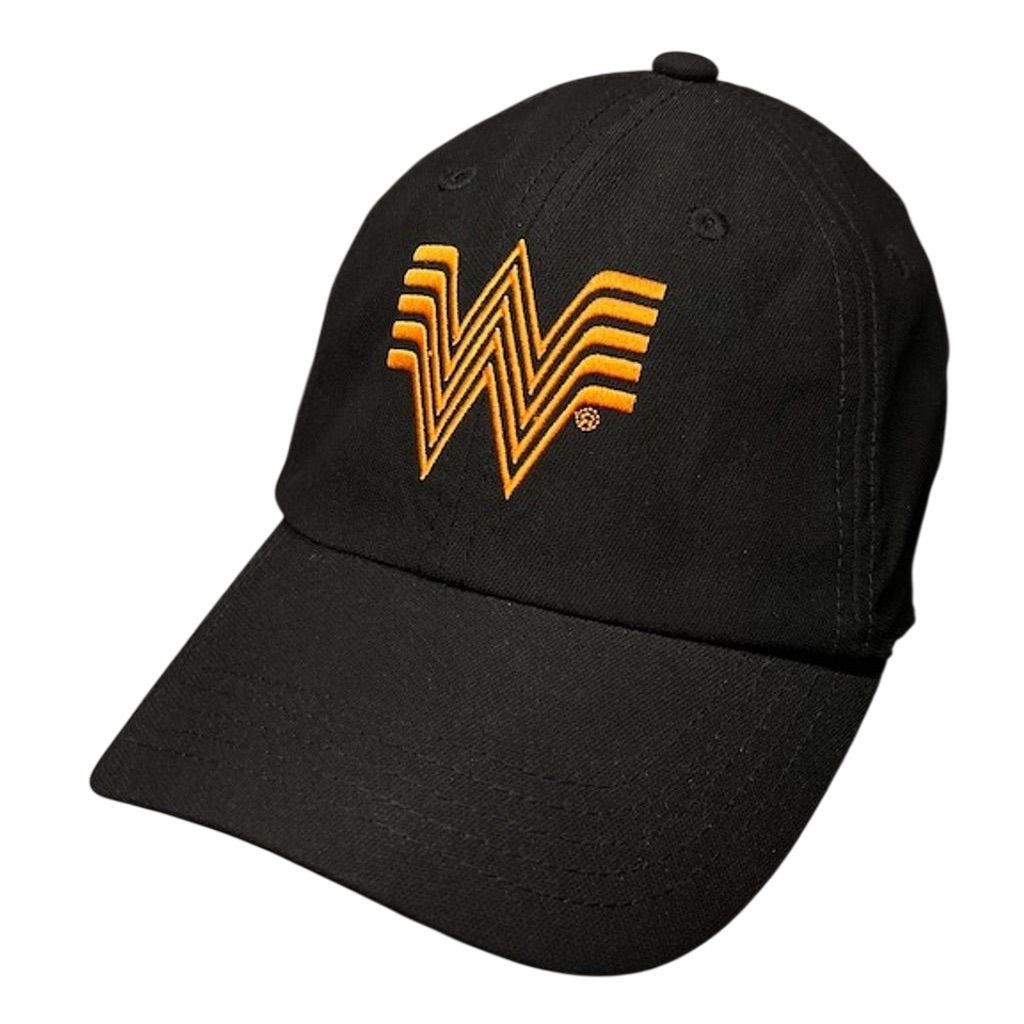 Hat Club Whataburger Uniform Cap Black Adjustable Strap Back Hat Size ONE SIZE - 1 Thumbnail
