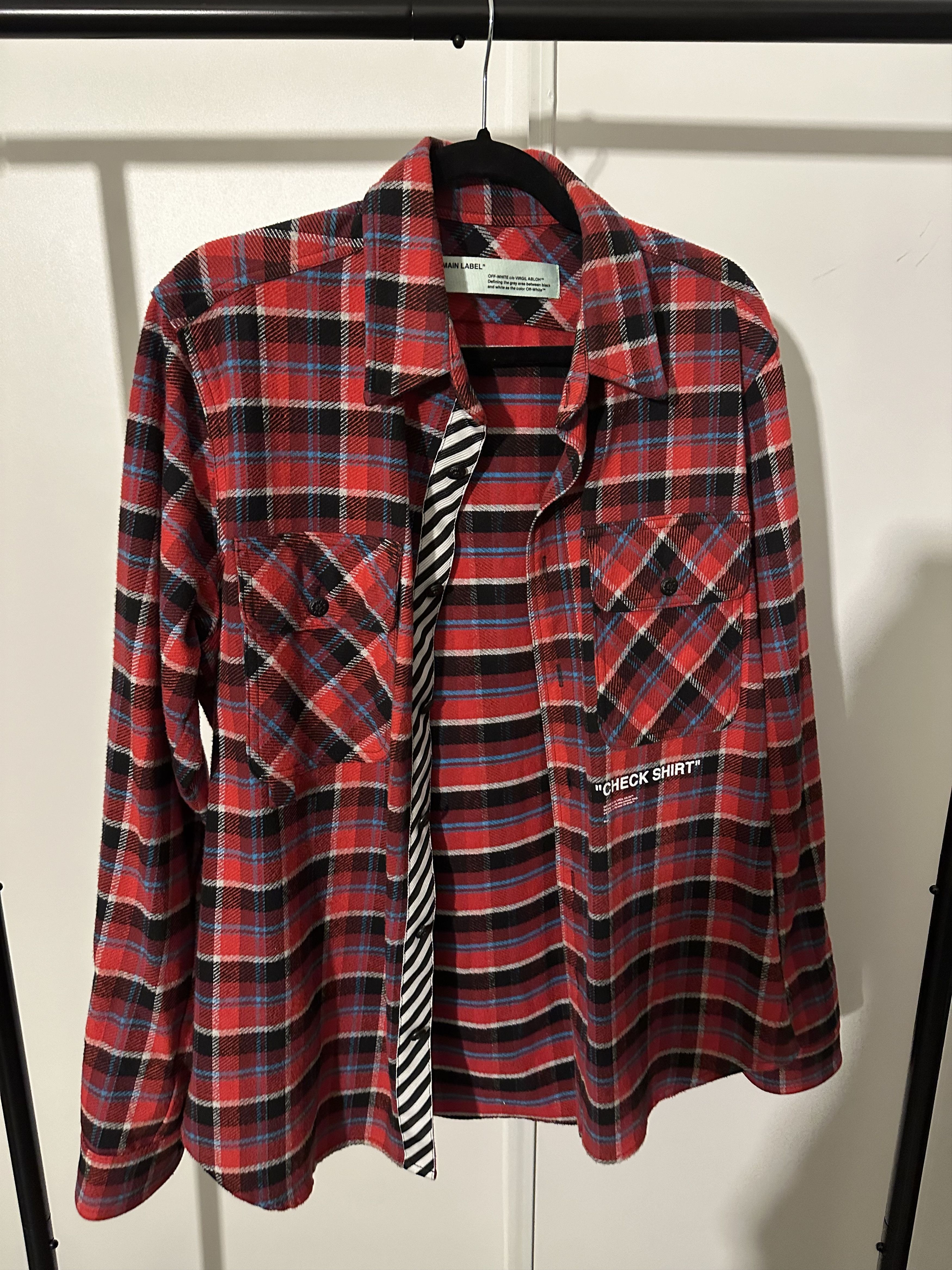 Off White Check Shirt
