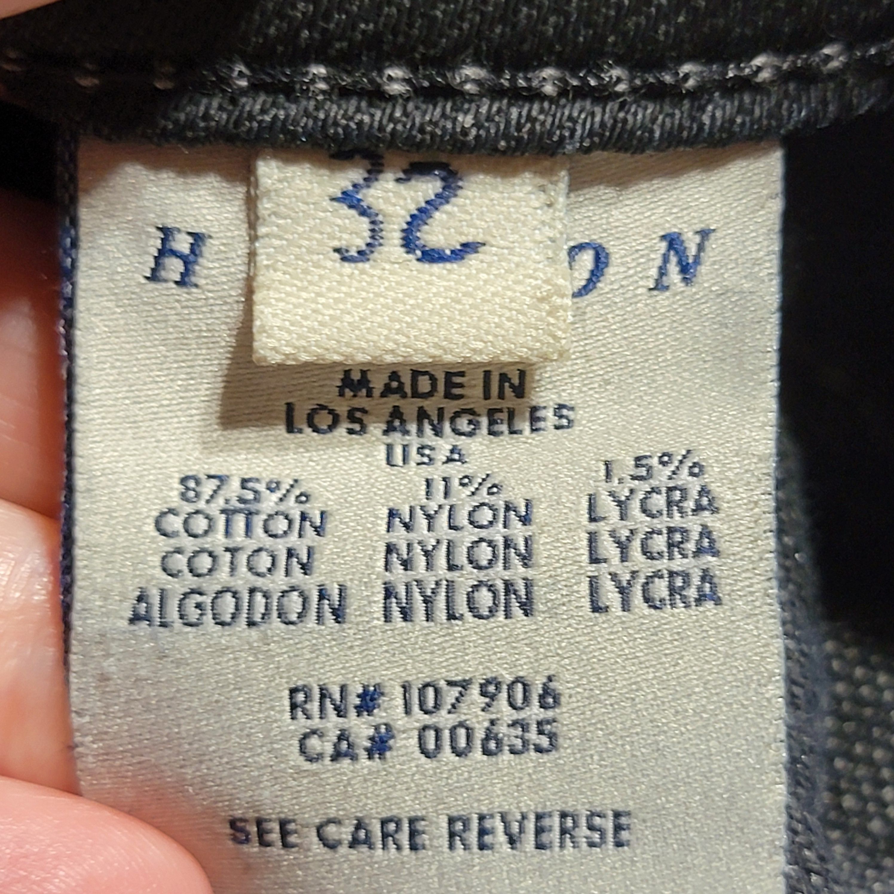 Hudson Hudson Black Denim Jeans w/ Button Fly - Size 32 Size 32" / US 10 / IT 46 - 8 Thumbnail