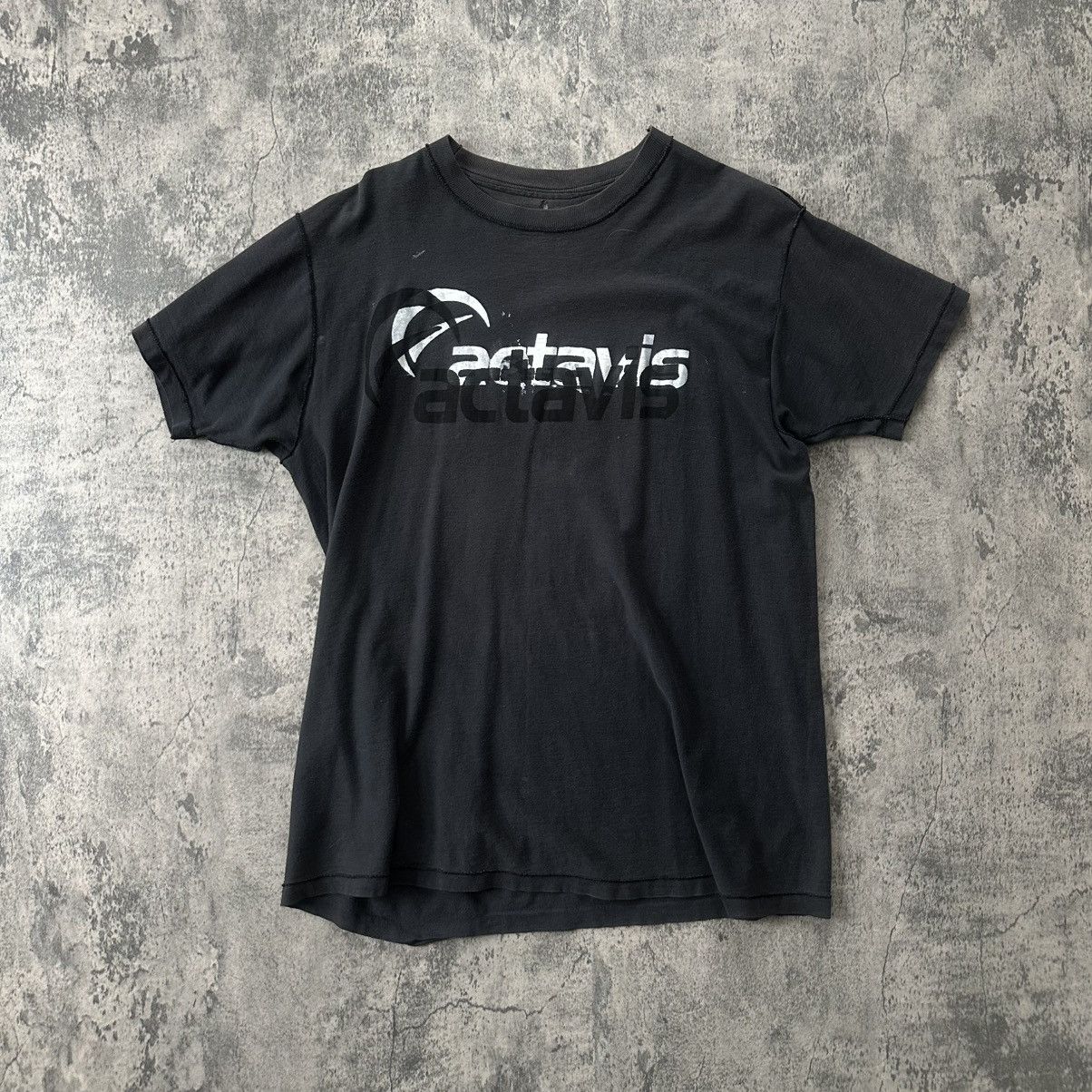 Vintage Vintage ‘Actavis’ Double Screenprint Inside-Out Tee Size US XL / EU 56 / 4 - 1 Thumbnail