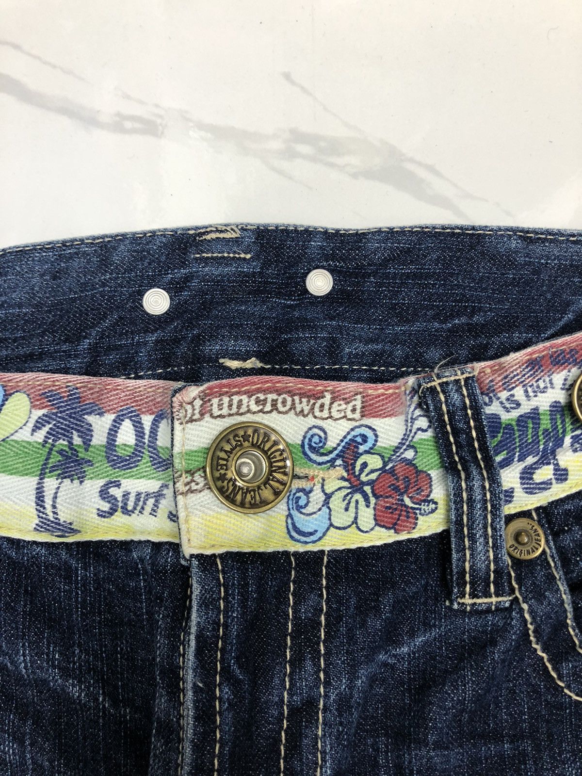 Hysteric Glamour HYPER BEACH DISTRESSED DENIM SKINNY JEANS Size US 31 - 8 Thumbnail