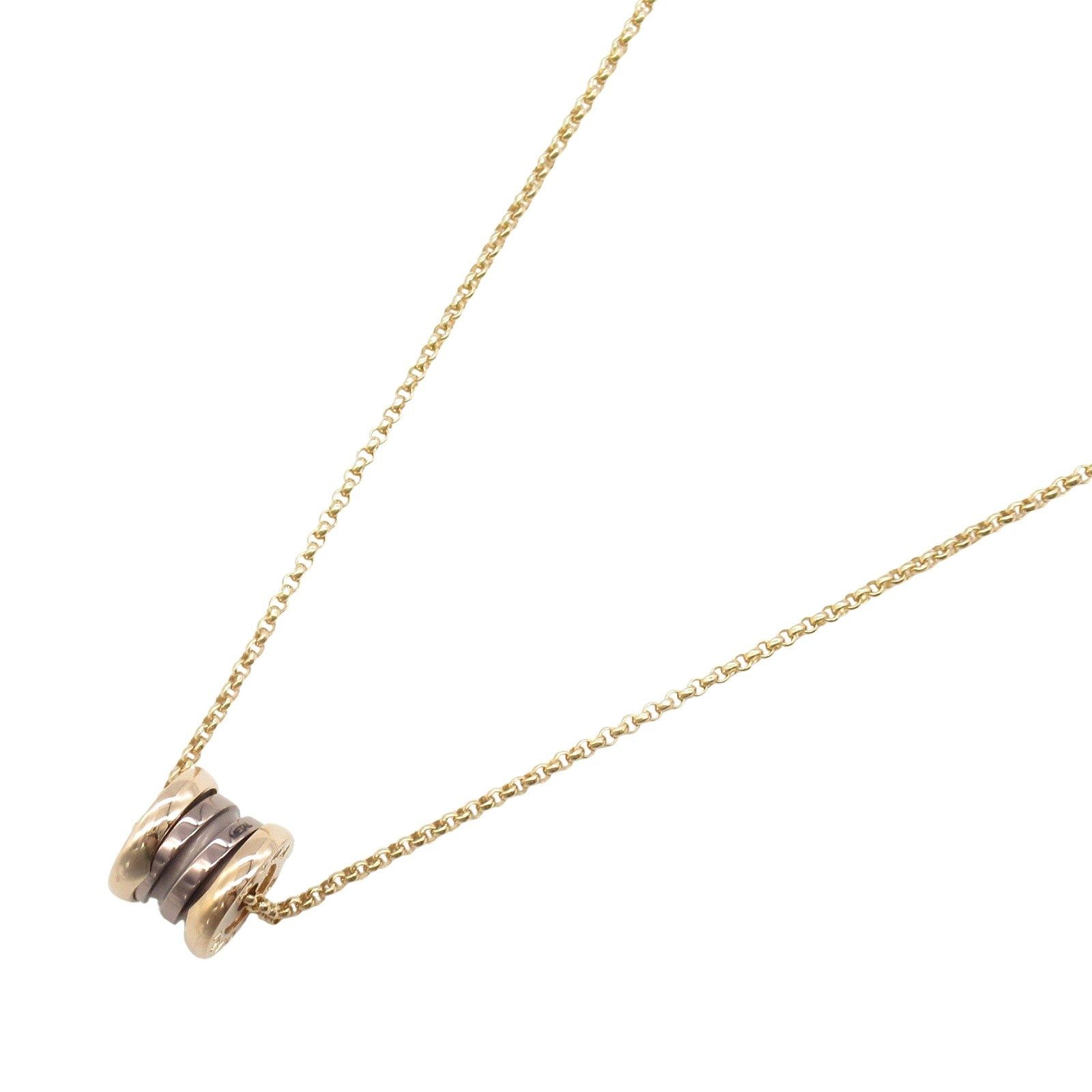 Bvlgari Bvlgari B Zero One Necklace Ceramic K18Pg (Pink Gold) Brown Size ONE SIZE - 1 Thumbnail
