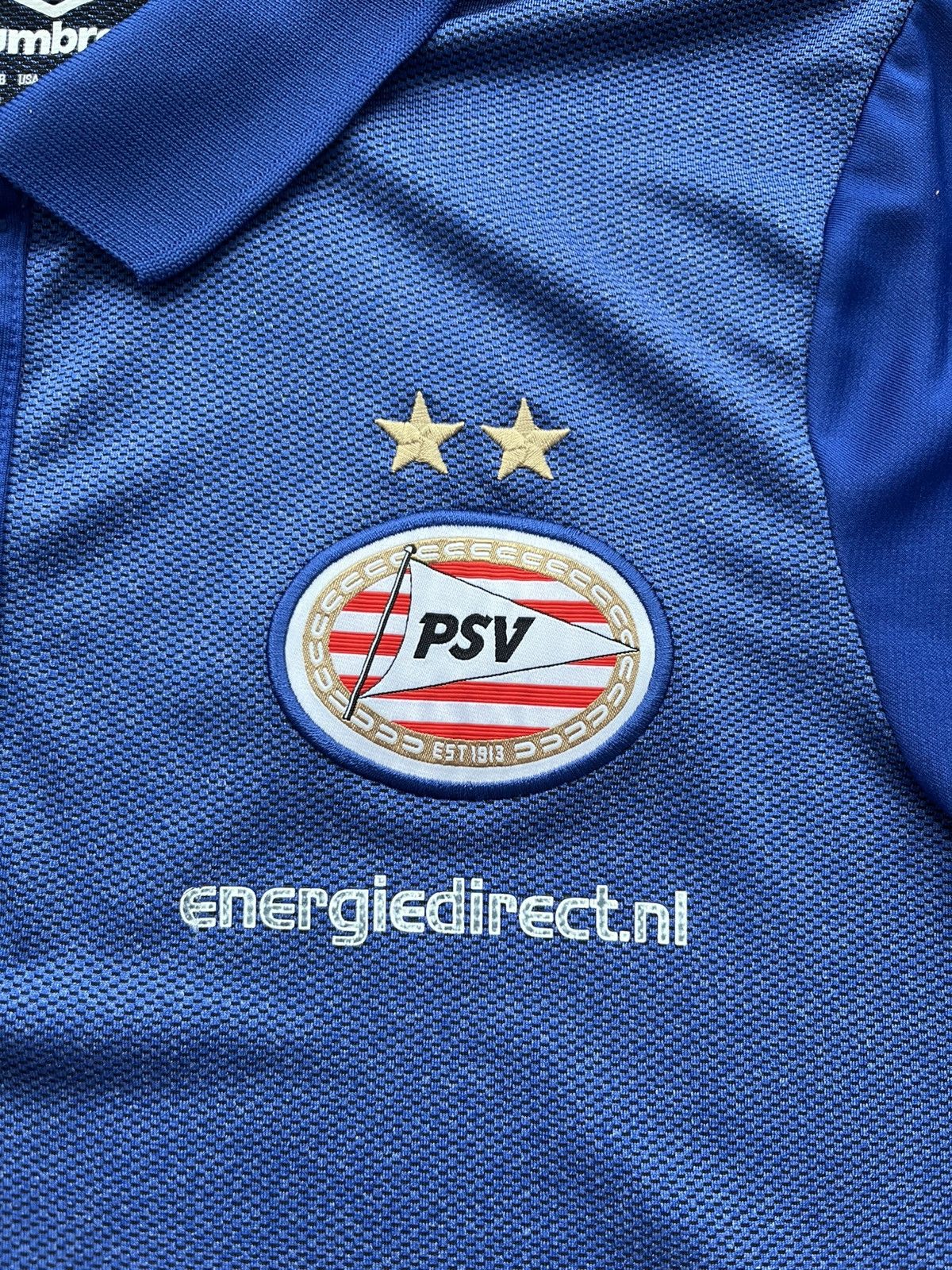 Umbro × Vintage Umbro Polo Shirt PSV Blue 2018-2019 Size S Size US S / EU 44-46 / 1 - 4 Thumbnail
