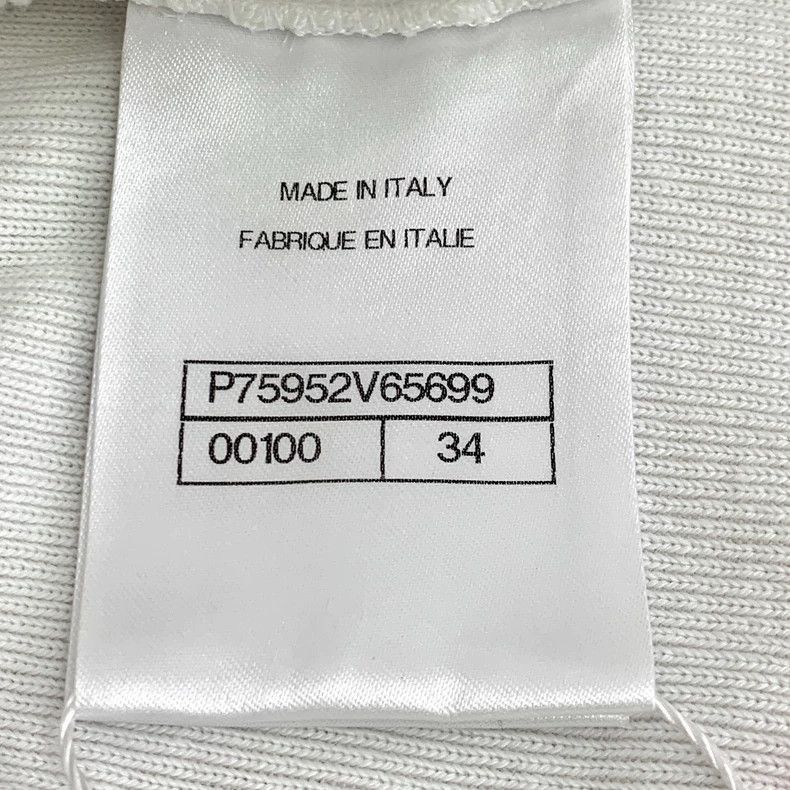 Chanel Chanel White Camellia Cotton TShirt -2505 Size US XXS / EU 40 - 7 Thumbnail