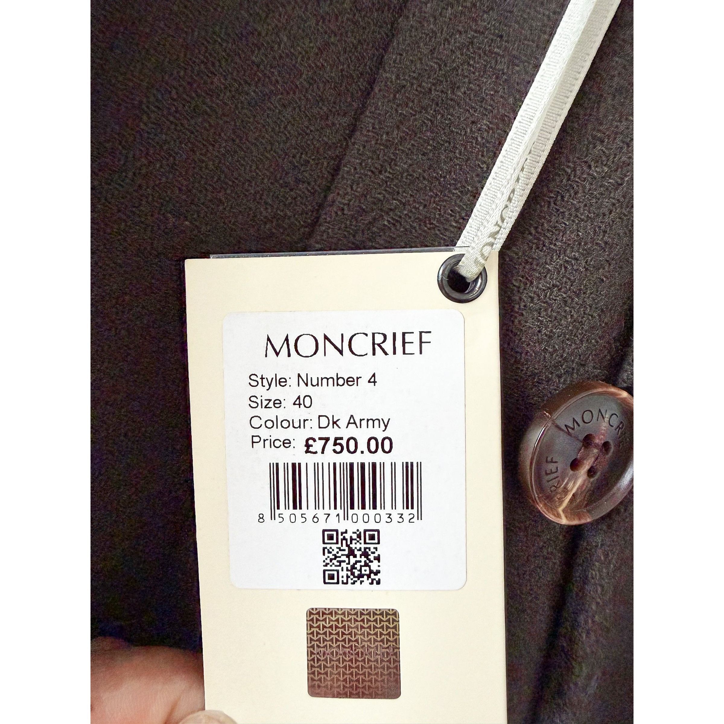 Other Moncrief Double Breasted Dark Green Coat Size US L / EU 52-54 / 3 - 7 Thumbnail