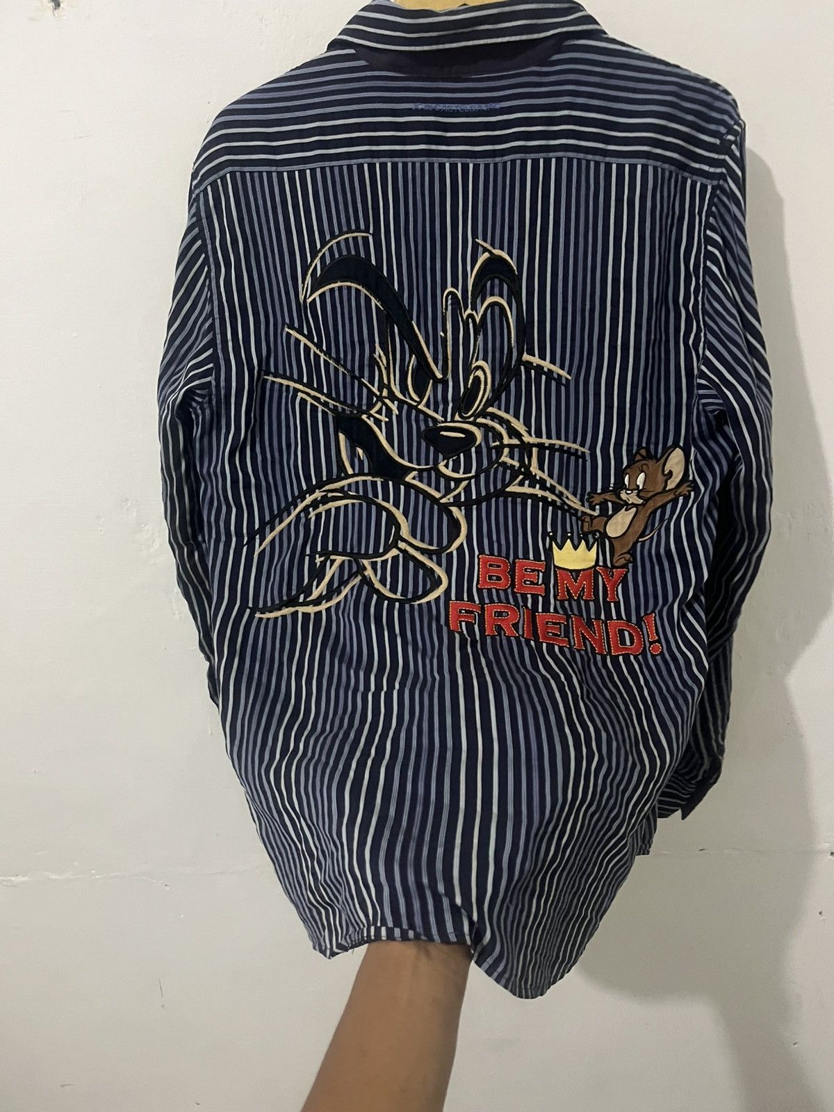 Vintage Tom and Jerry striped shirt from Castelbajac Size US L / EU 52-54 / 3 - 6 Thumbnail