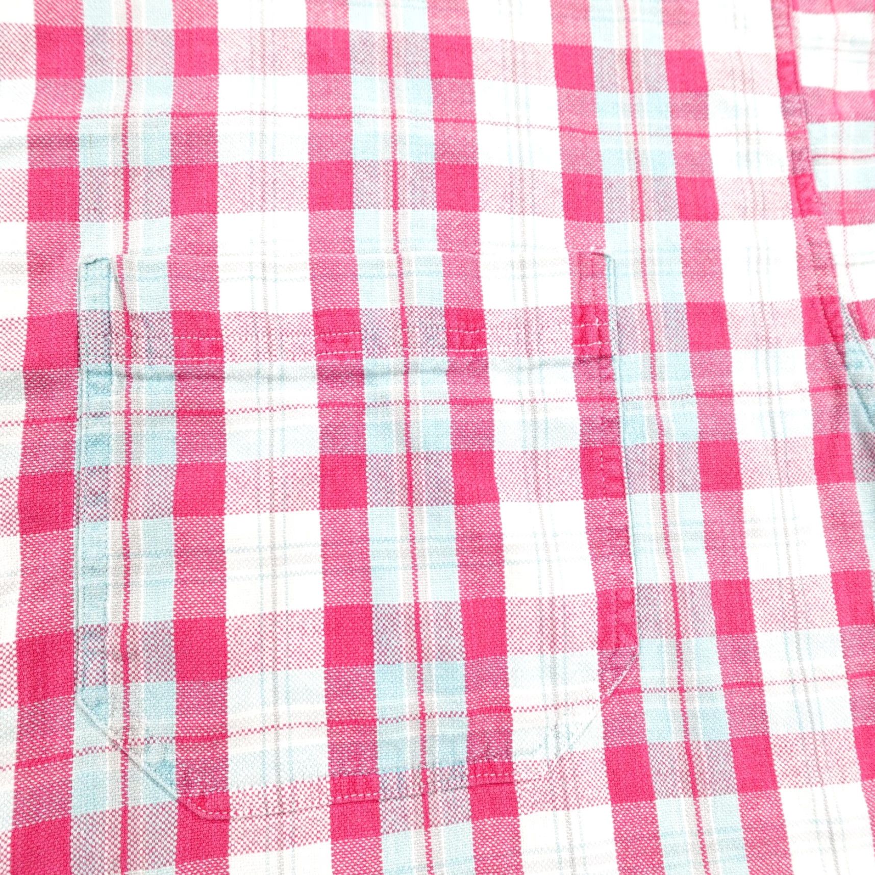 Abercrombie & Fitch VINTAGE Abercrombie Shirt Medium Pink Plaid Flannel The Big Shirt Oversized 90s Mens Size US M / EU 48-50 / 2 - 3 Thumbnail