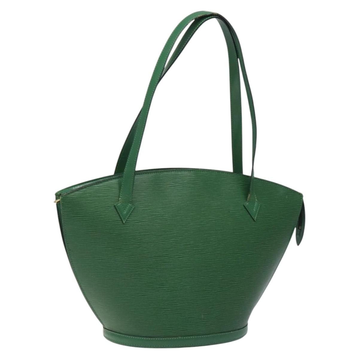 Louis Vuitton Epi Saint Jacques Shopping Shoulder Bag M52274 Lv Auth Bd1460 in Green, Women's