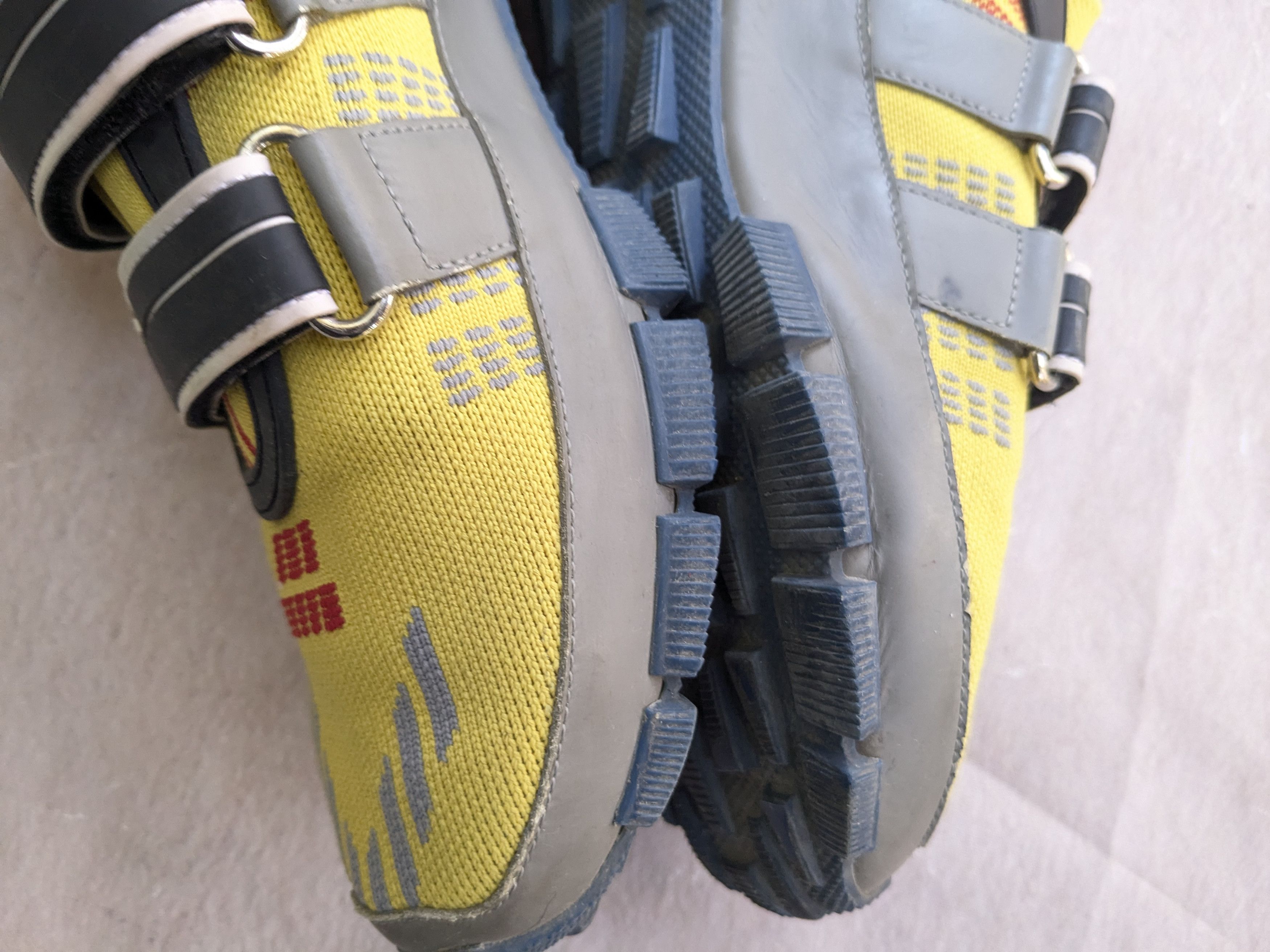 Prada Prada Crossection Sneakers Yellow Gray 9 Size US 9 / EU 42 - 9 Thumbnail
