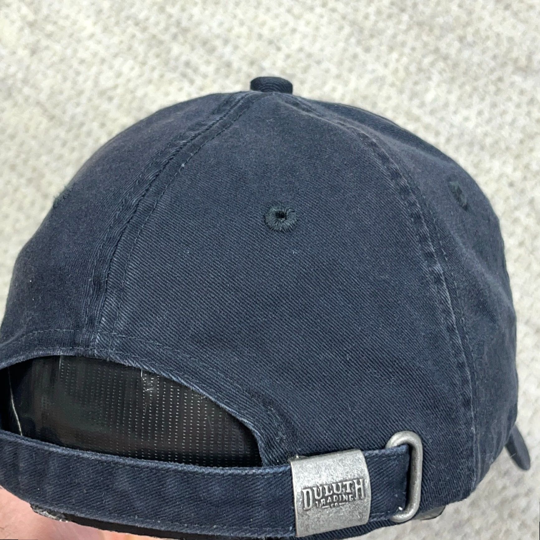 Vintage Duluth Baseball Cap Hat Strap Back Mens Blue Adjustable Work Canvas Cap Casual Outdoor Retro Logo Size ONE SIZE - 4 Thumbnail