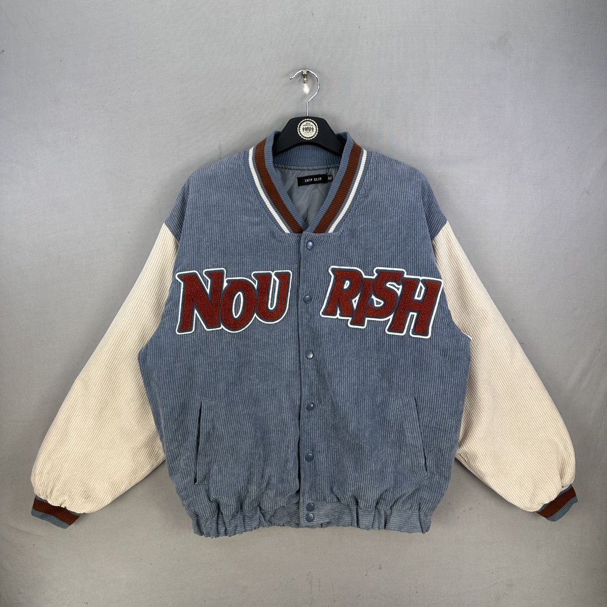Japanese Brand Corduroy Varsity Jacket by Chip Clip Japanese Brand Size US L / EU 52-54 / 3 - 1 Thumbnail