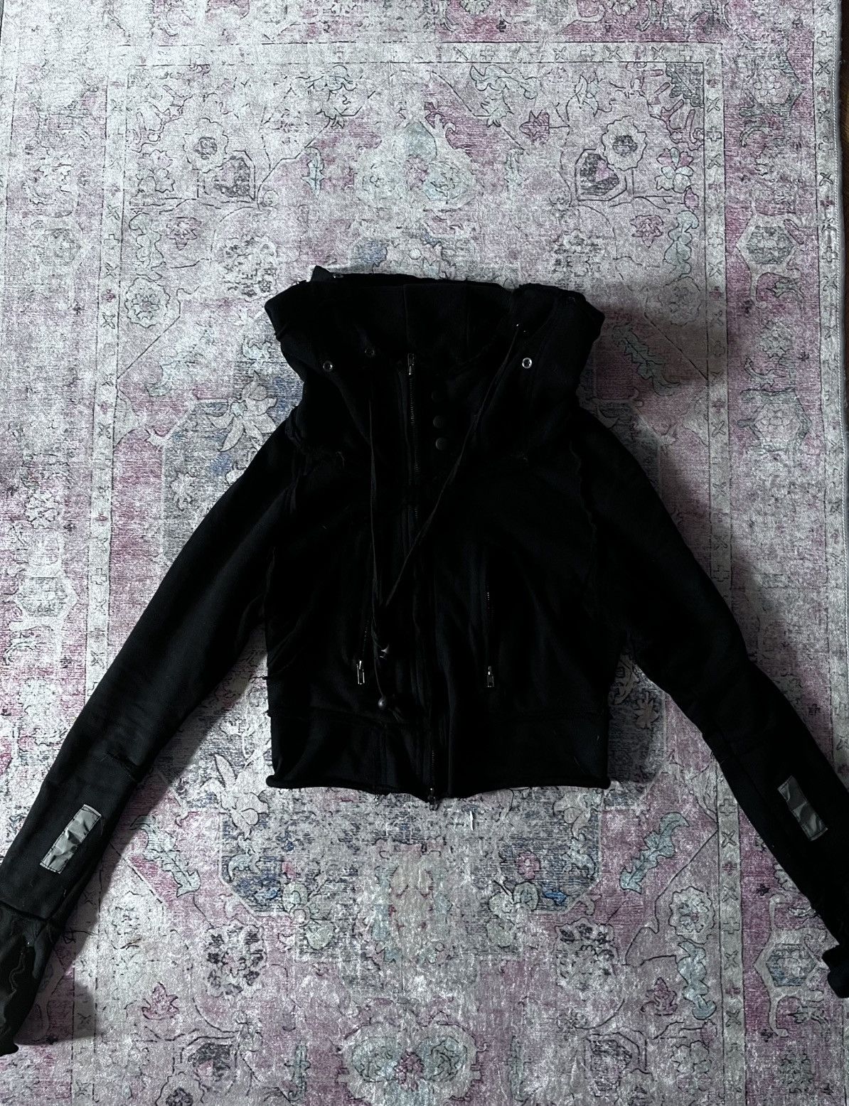 Other archive L.G.B type cropped zip hoodie with black fur Size US S / EU 44-46 / 1 - 6 Thumbnail