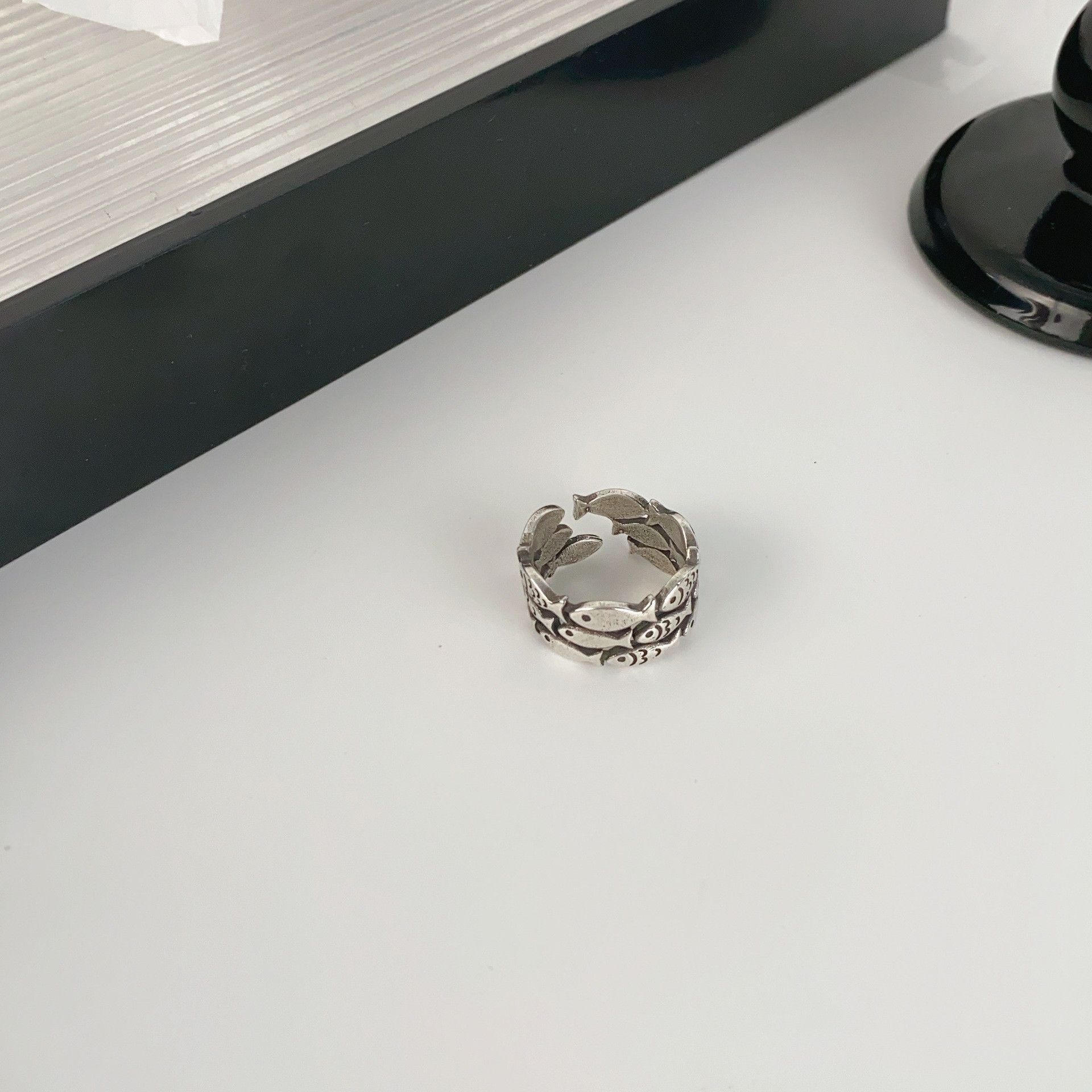 Jewelry Crazy Jewelry Rings Open Size Chrome Ring (Size 7-13) Size ONE SIZE - 3 Thumbnail