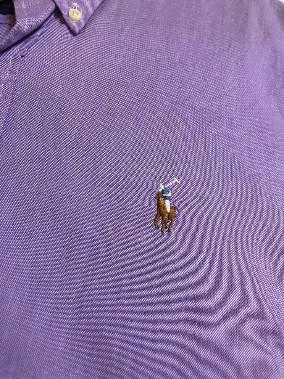 Polo Ralph Lauren Ralph Lauren Shirt Mens Purple Striped Custom Fit Small Pony Size US L / EU 52-54 / 3 - 2 Thumbnail
