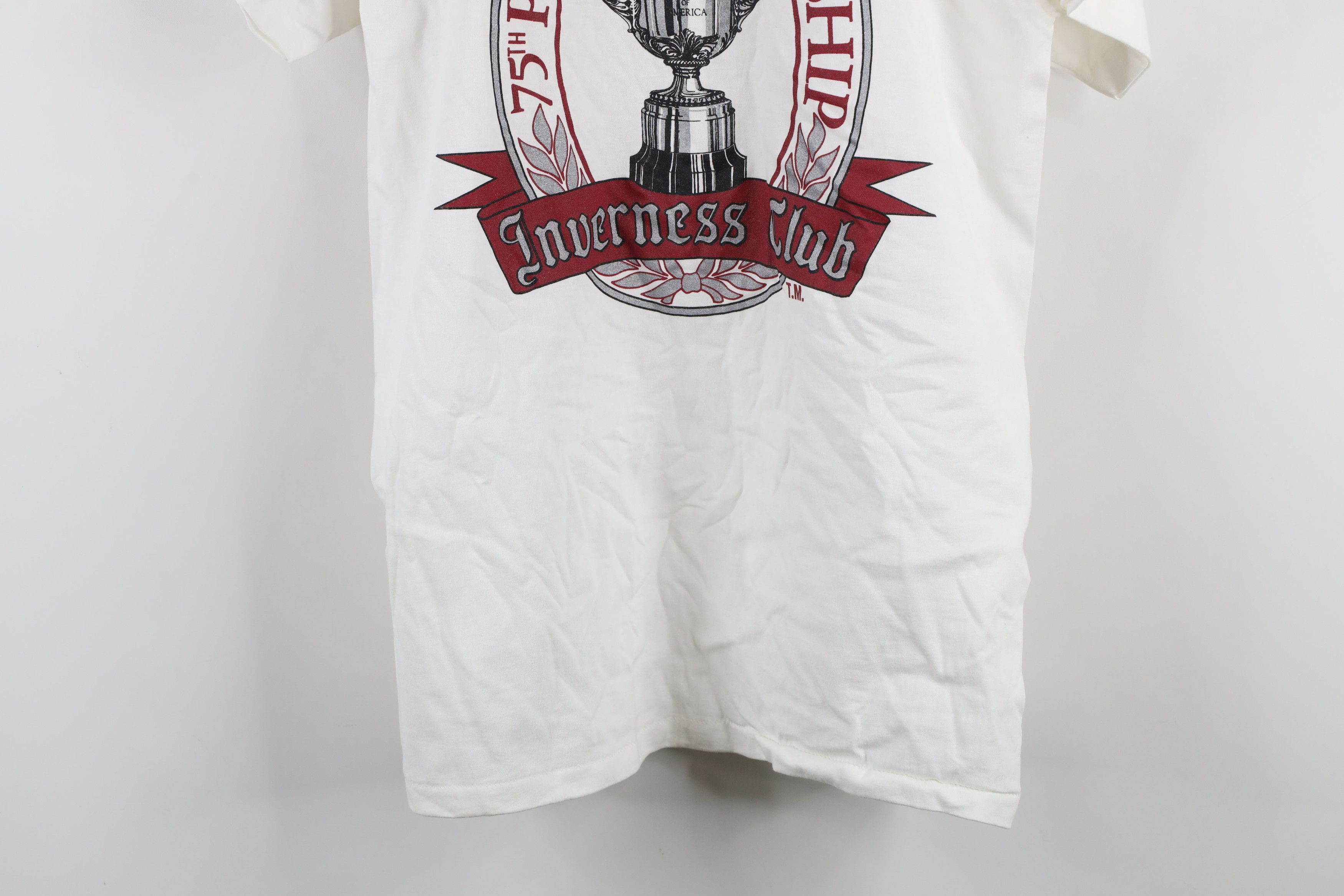 Vintage Vintage 90s 75th PGA Championship Inverness Club T-Shirt USA Size US M / EU 48-50 / 2 - 3 Thumbnail