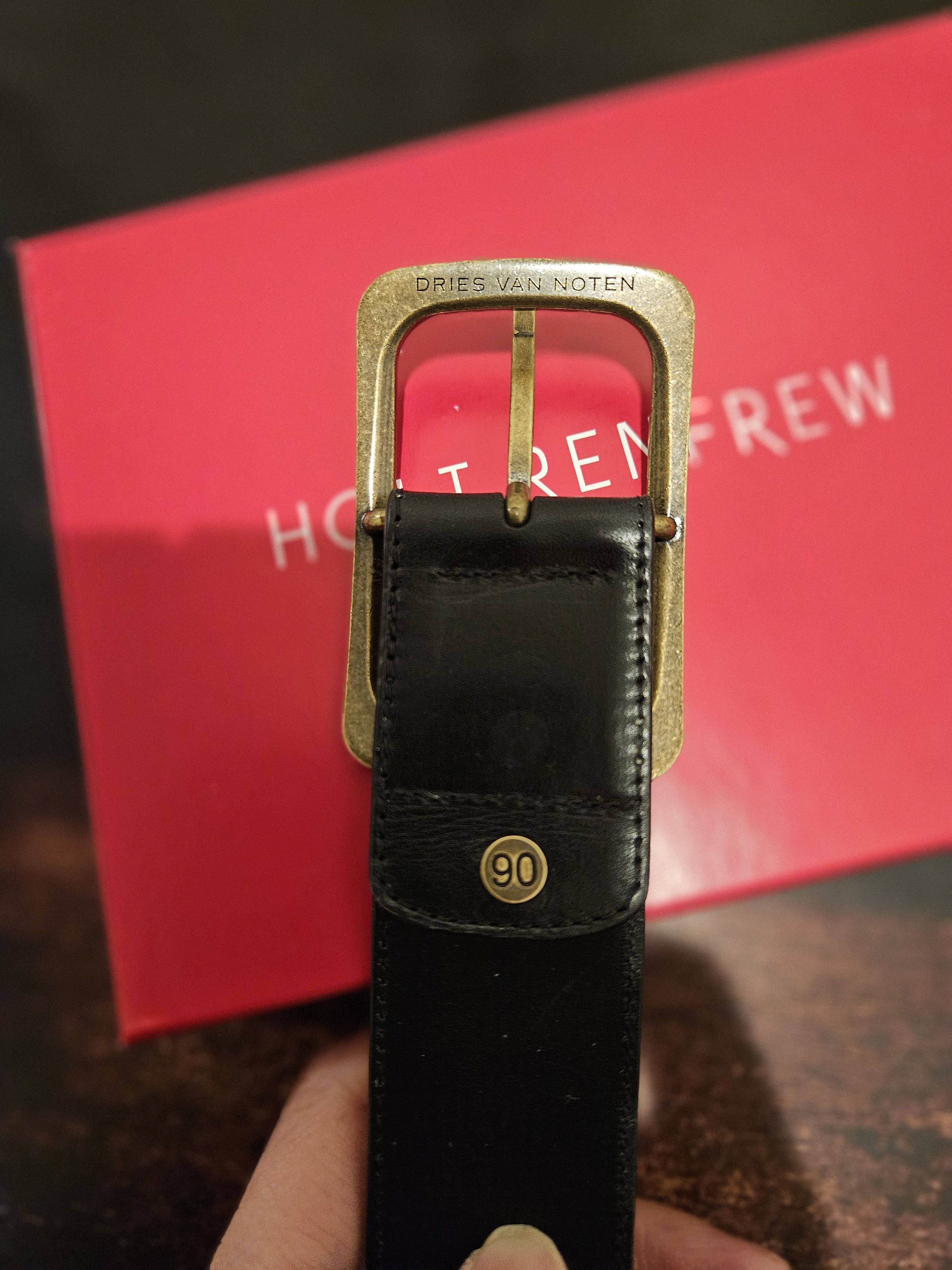 Dries Van Noten Leather Cowboy Belt - UNISEX Size 36 - 7 Thumbnail