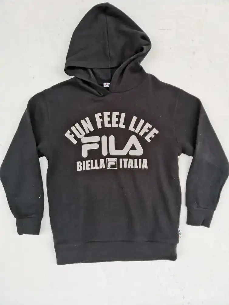 Fila Fila Biella Italian Big Logo Hoodie Sweatshirts Size US M / EU 48-50 / 2 - 1 Thumbnail