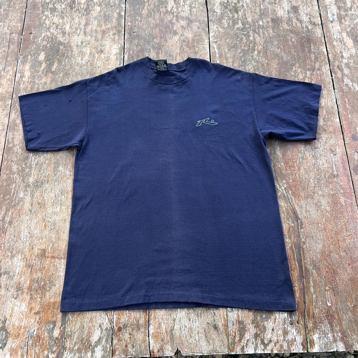 Rusty Vintage Thrashed Faded 90s Rusty Surfing T Shirt Size US XL / EU 56 / 4 - 3 Thumbnail