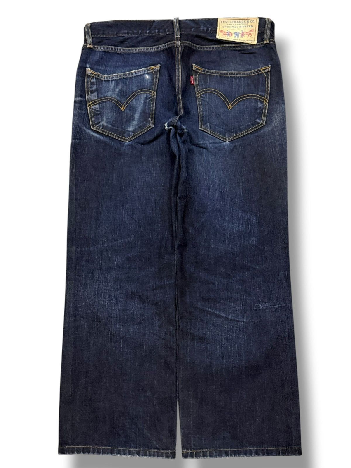 Levi's Vintage Levi’s 502 Japan Denim Jeans | Regular Straight |W35 Size US 35 - 3 Thumbnail