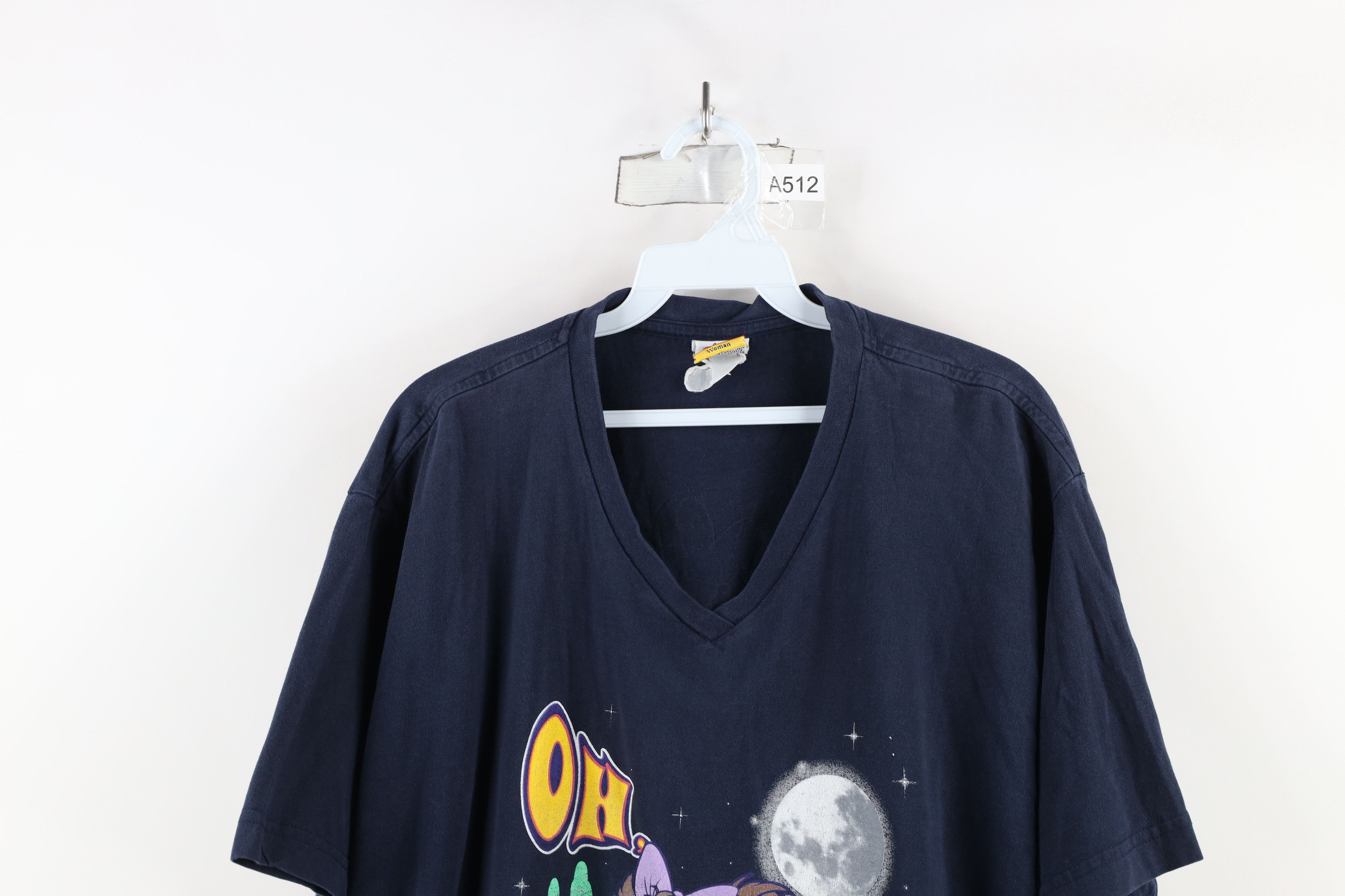 Vintage Vintage Y2K 2000 Looney Tunes Behave Taz She Devil T-Shirt Size XXL / US 16-18 / IT 52-54 - 2 Thumbnail