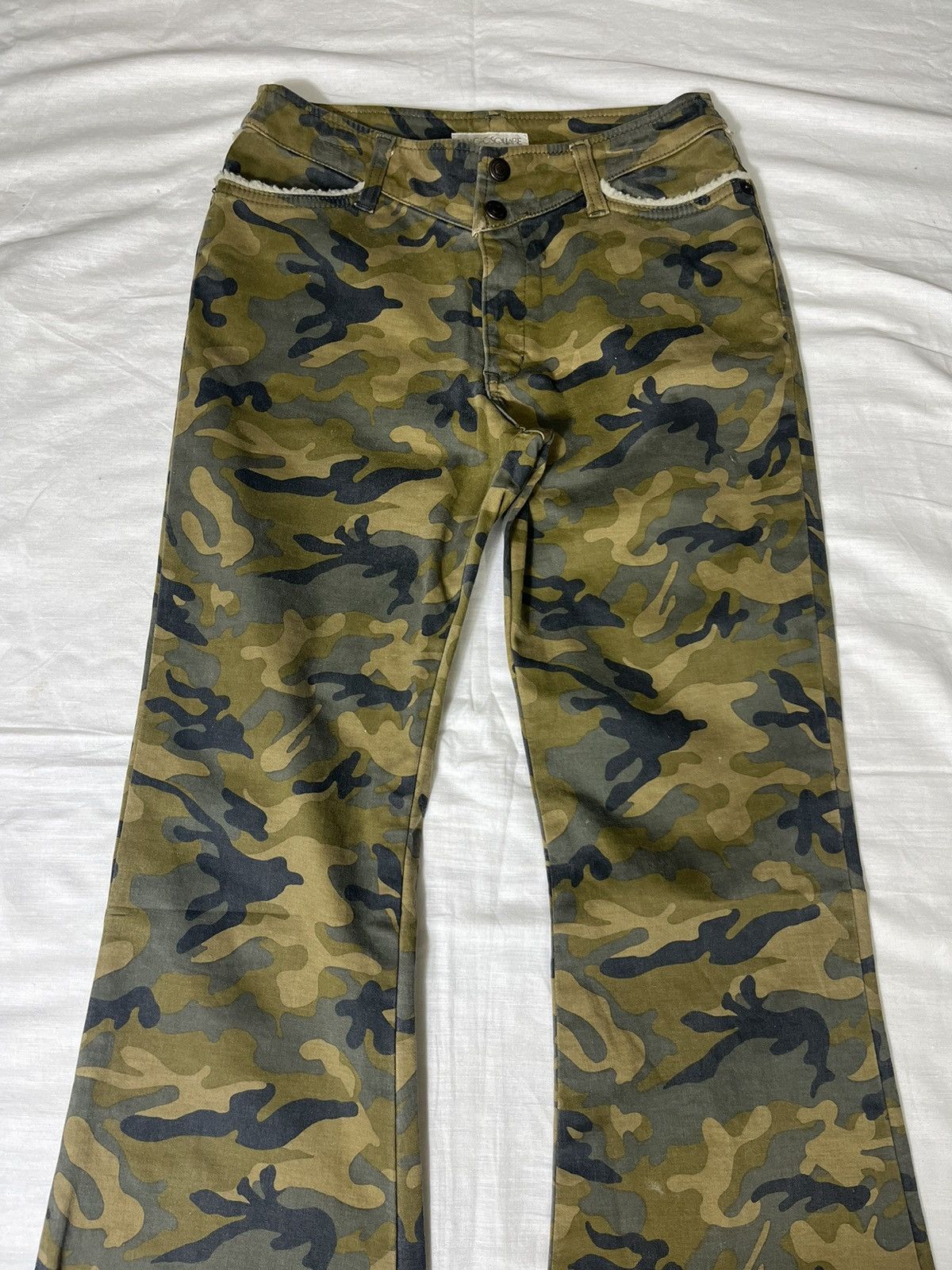 If Six Was Nine × Japanese Brand 26" Magic Square Army Camo Design Bootcut Pants Size 26" / US 2 / IT 38 - 5 Thumbnail