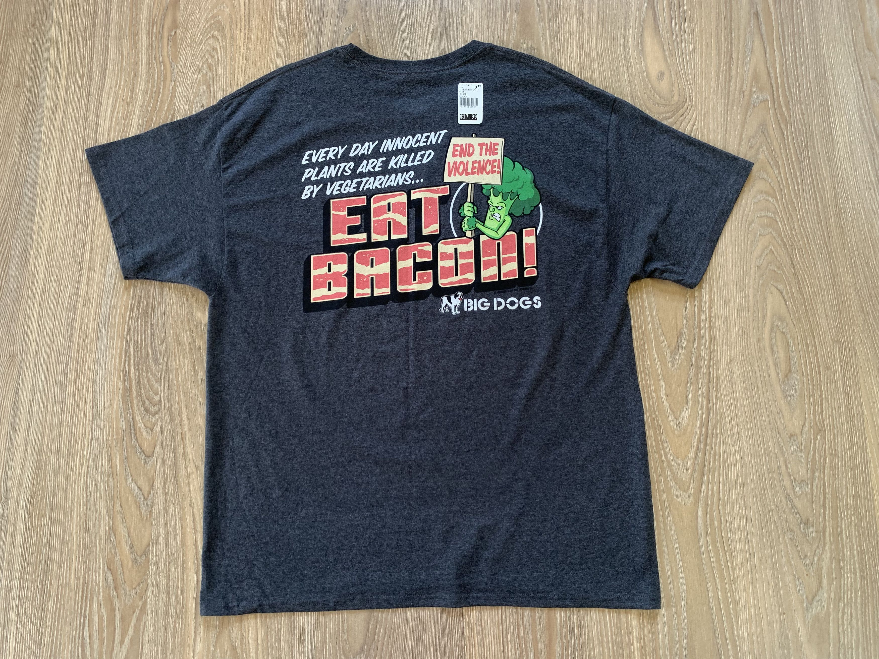 Hanes Hanes Eat Bacon! Printed T-Shirt Size US XL / EU 56 / 4 - 3 Thumbnail