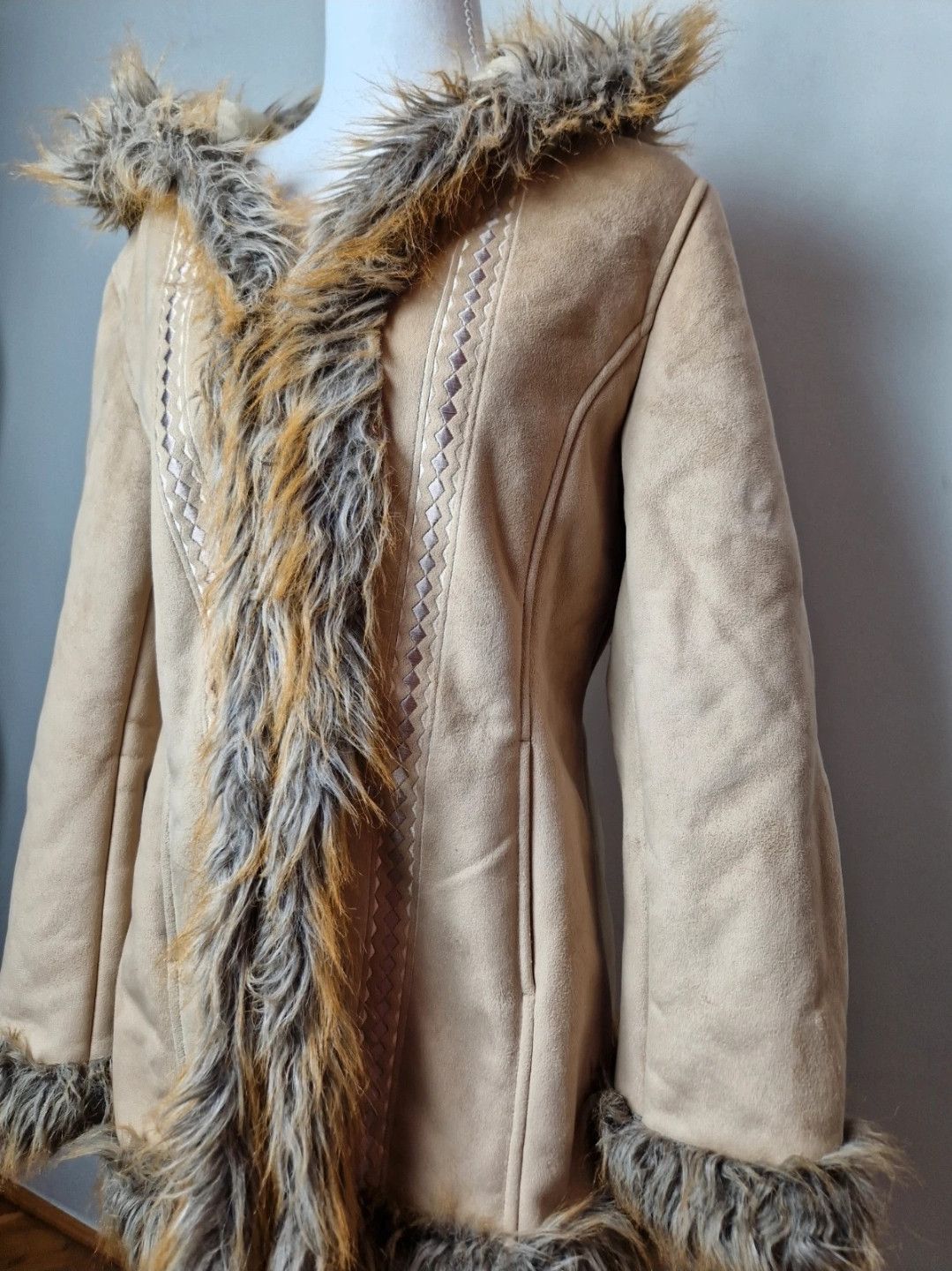 Hysteric Glamour Vintage faux fur y2k afghan penny lane coat avant garde Size L / US 10 / IT 46 - 3 Thumbnail