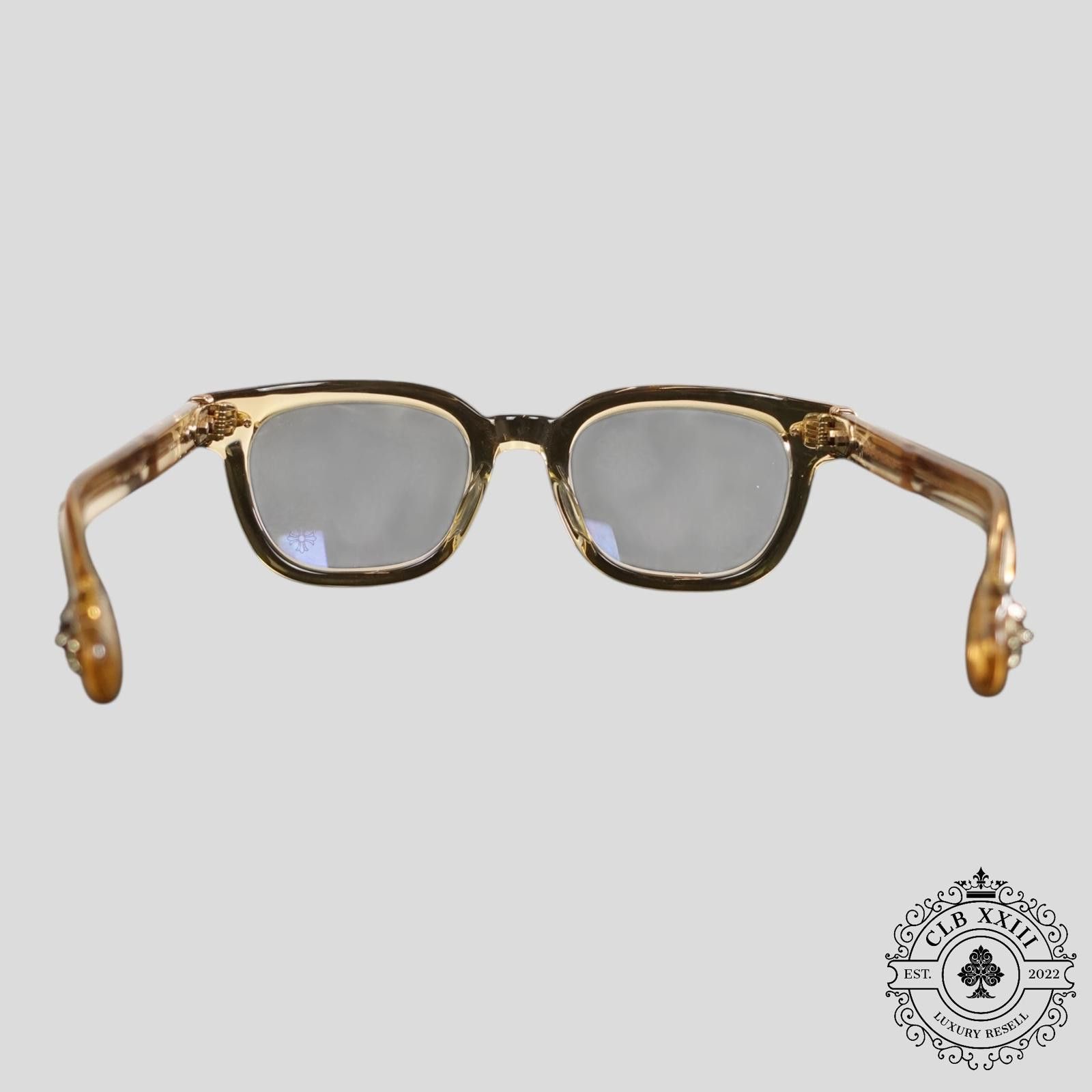 Chrome Hearts Chrome Hearts Drippin Glasses in Gold Size ONE SIZE - 7 Thumbnail