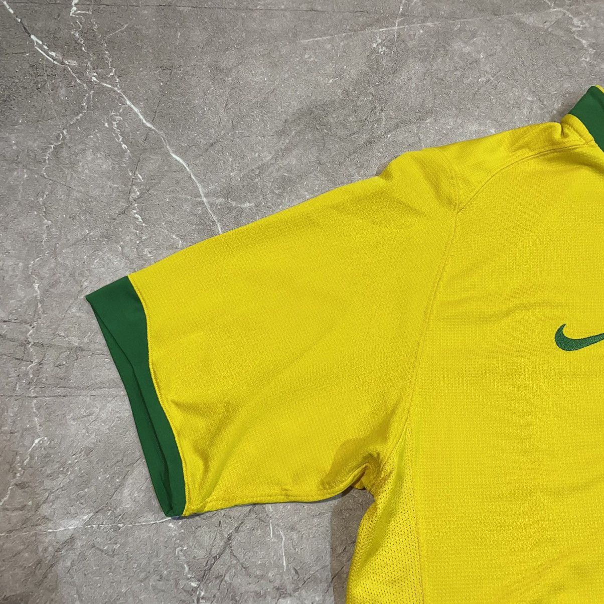 Nike × Vintage ROBINHO ! VINTAGE NIKE BRAZIL TEE SOCCER JERSEY NATION 00s Size US L / EU 52-54 / 3 - 3 Thumbnail