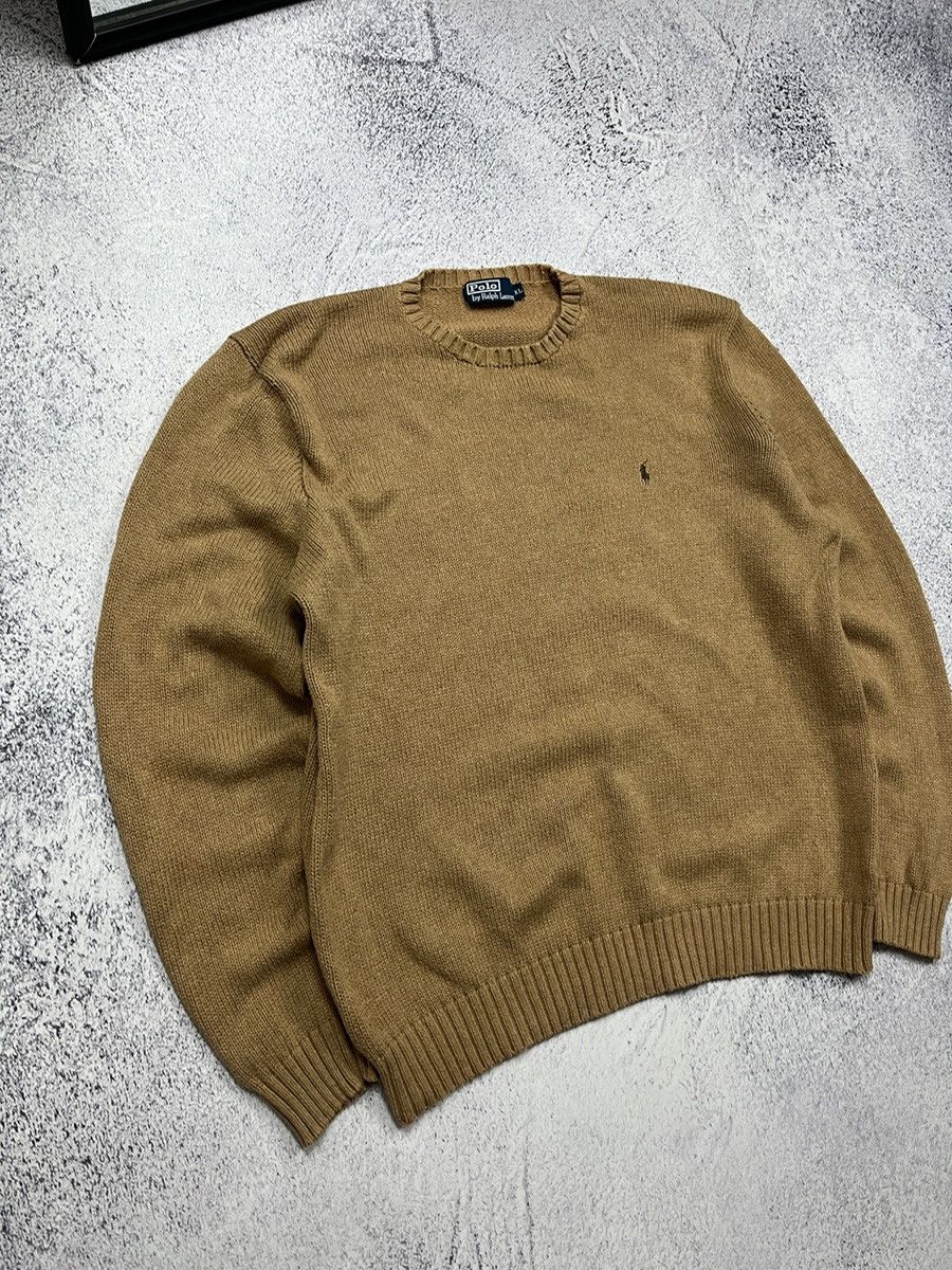 Polo Ralph Lauren Polo Ralph Lauren Vintage Sweater Knit Brown Old Money Y2k Size US XL / EU 56 / 4 - 4 Thumbnail