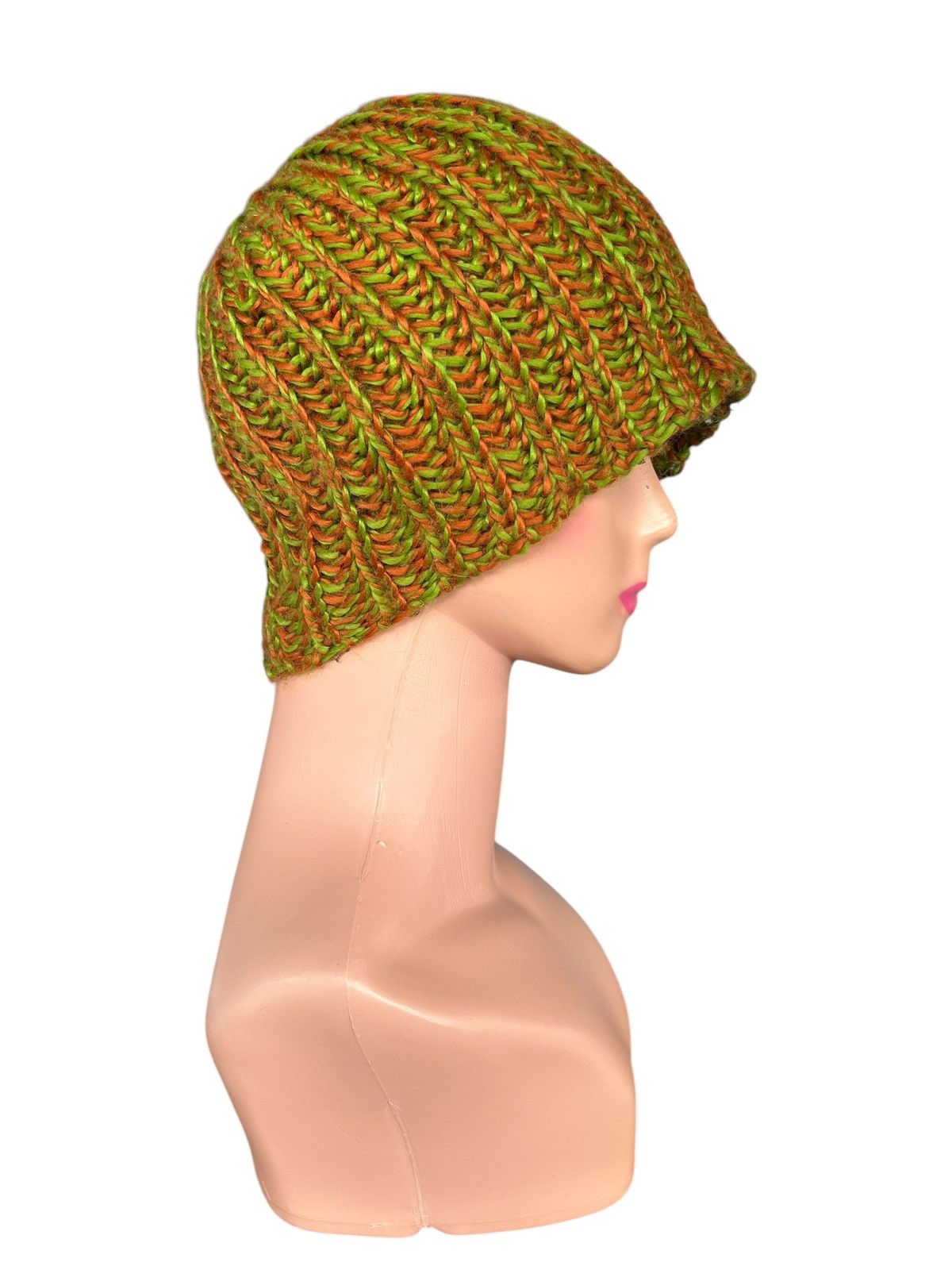 Japanese Brand × Kapital × Vintage Crochet Knitted Handmade Beanie Hats Size ONE SIZE - 3 Thumbnail