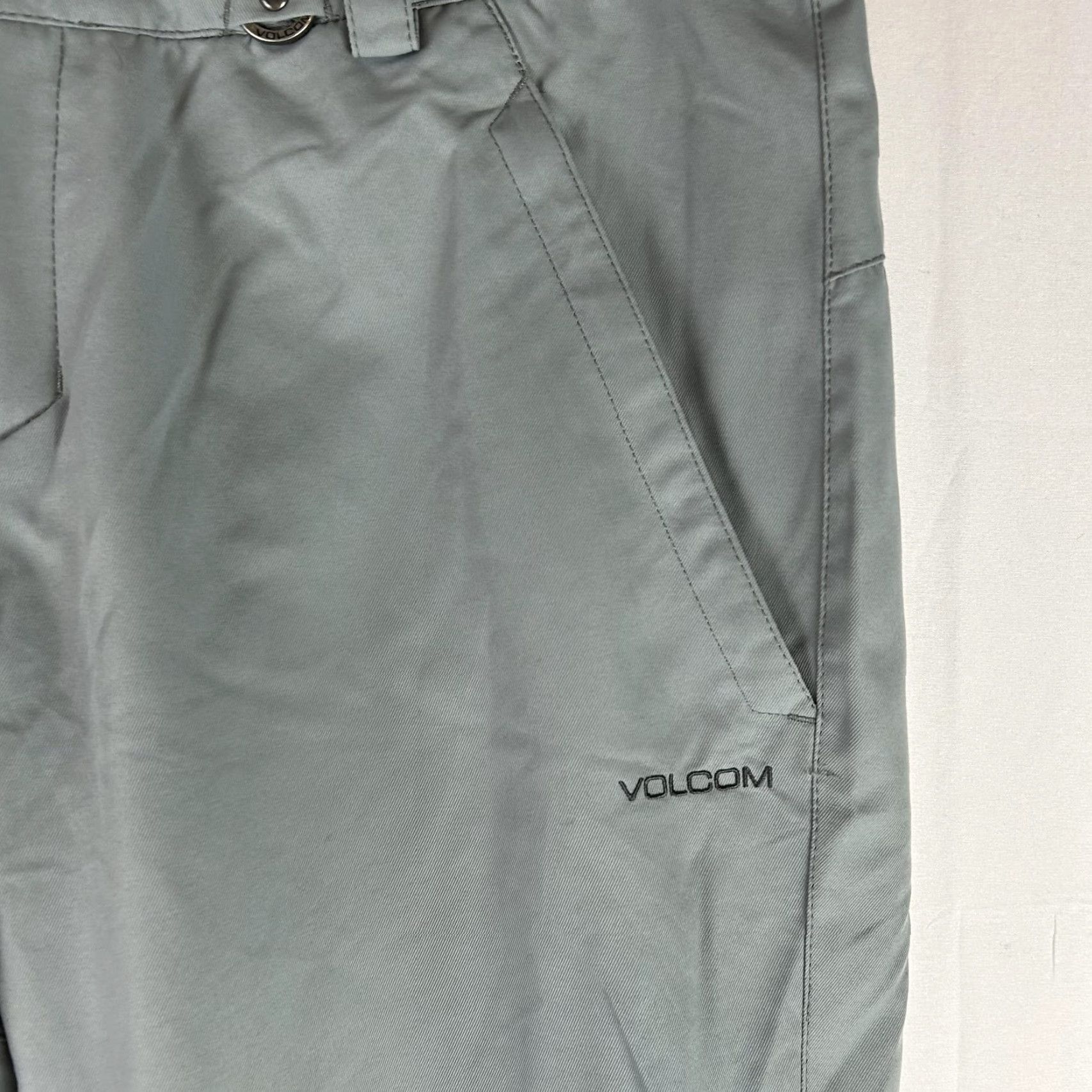 Volcom Volcom Snow Pants Mens XL Gray Insulated Waterproof Ski Twill Lined 10K/10K Size US 36 / EU 52 - 4 Thumbnail