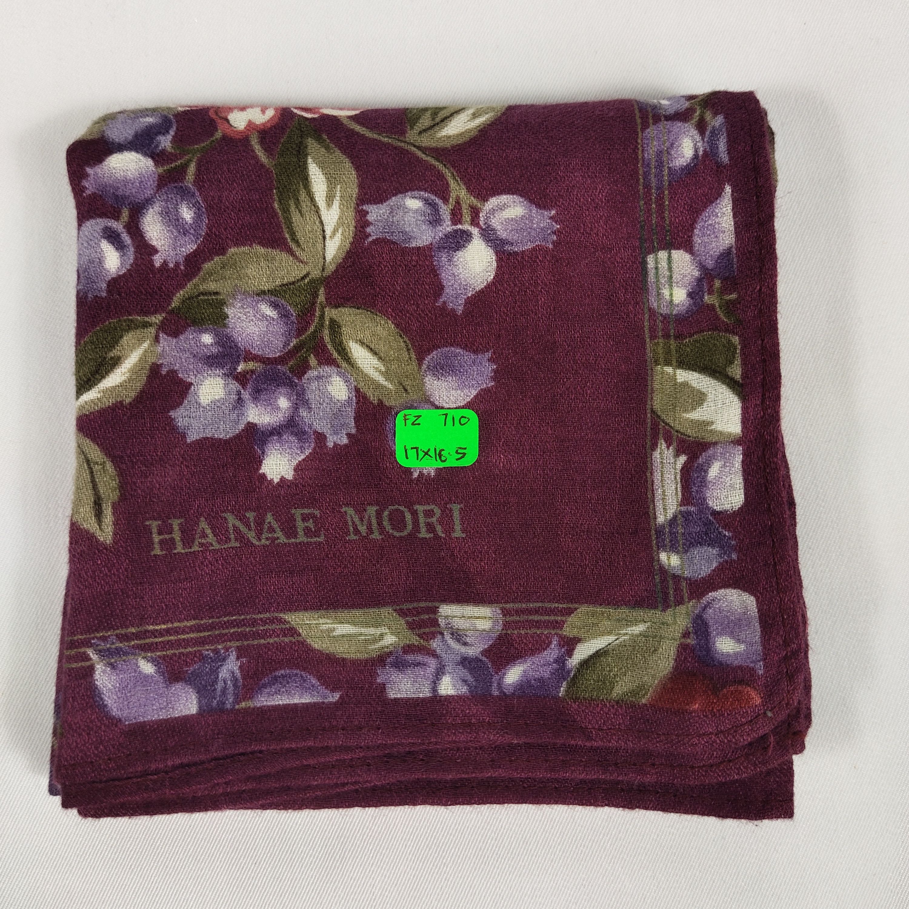 Hanae Mori Hanae Mori Handkerchief / Neckerchief / Bandana FZ710 Size ONE SIZE - 2 Thumbnail