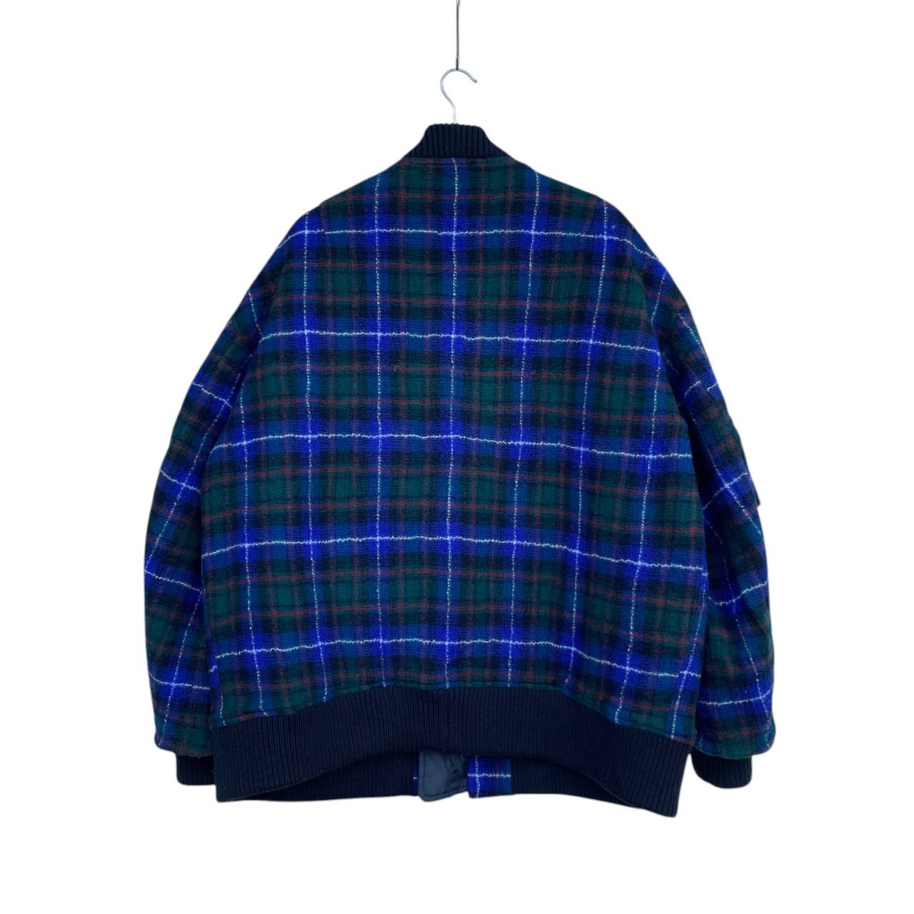 KIDILL KIDILL By HIRO(Hiroaki Sueyasu)Tartan Punk Oversized Bomber Size US XL / EU 56 / 4 - 8 Thumbnail