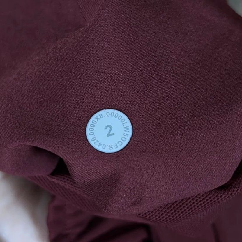 Lululemon Lululemon Womens Pants Maroon High Rise Pull On Drawstring Super Soft Stretch 2 Size 42" / US 20 - 5 Thumbnail