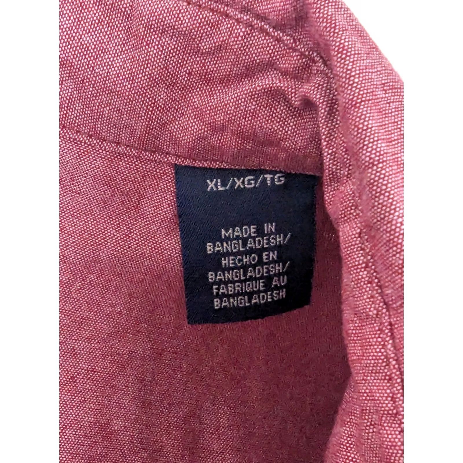 Wrangler Vtg Wrangler Brushpopper Pearl Snap Shirt Men XL Heather Red Western Long Sleeve Size US XL / EU 56 / 4 - 3 Thumbnail