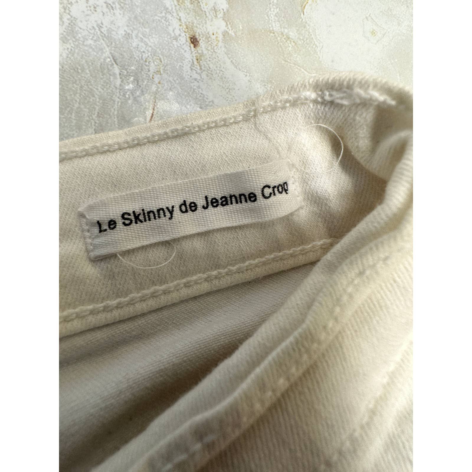 Frame Frame Denim Le Skinny de Jeanne crop -blanc size 24 Size 24" / US 00 / IT 34 - 4 Thumbnail