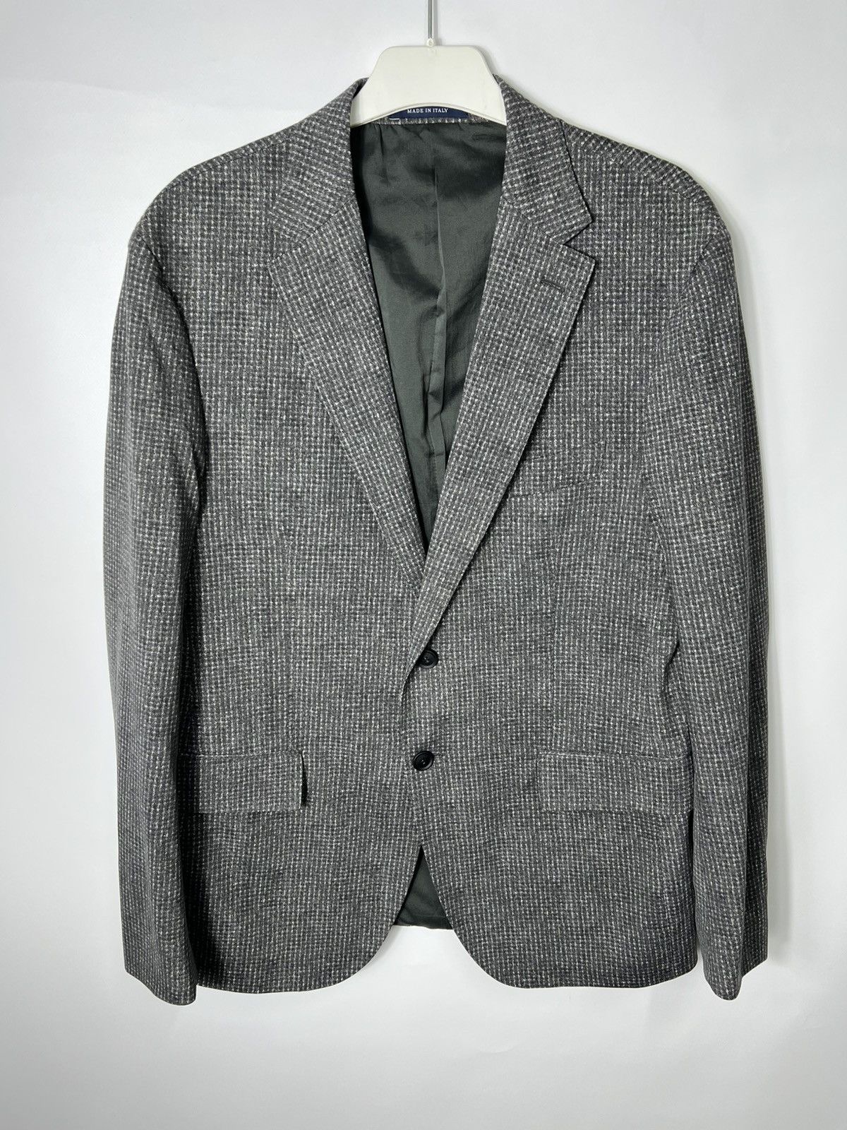 Luxury Italian Designer Boggi Milano B Tech Blazer Size 52