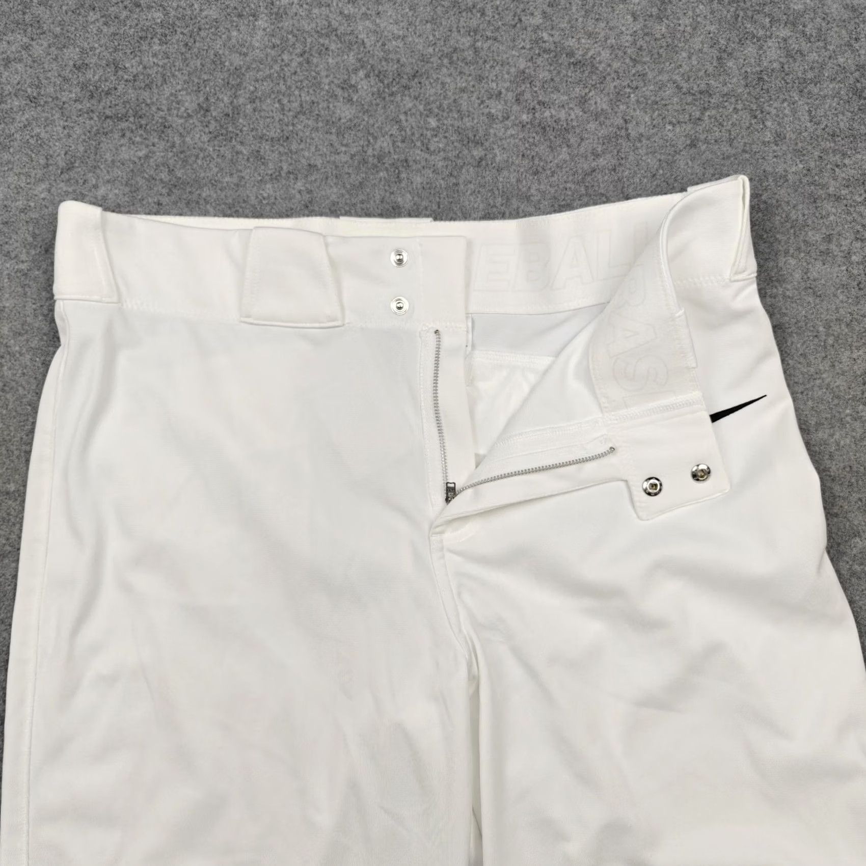 Nike Nike Baseball Pants Mens XL White Tapered Ankle Zip Pockets Breathable New Size US 36 / EU 52 - 5 Thumbnail