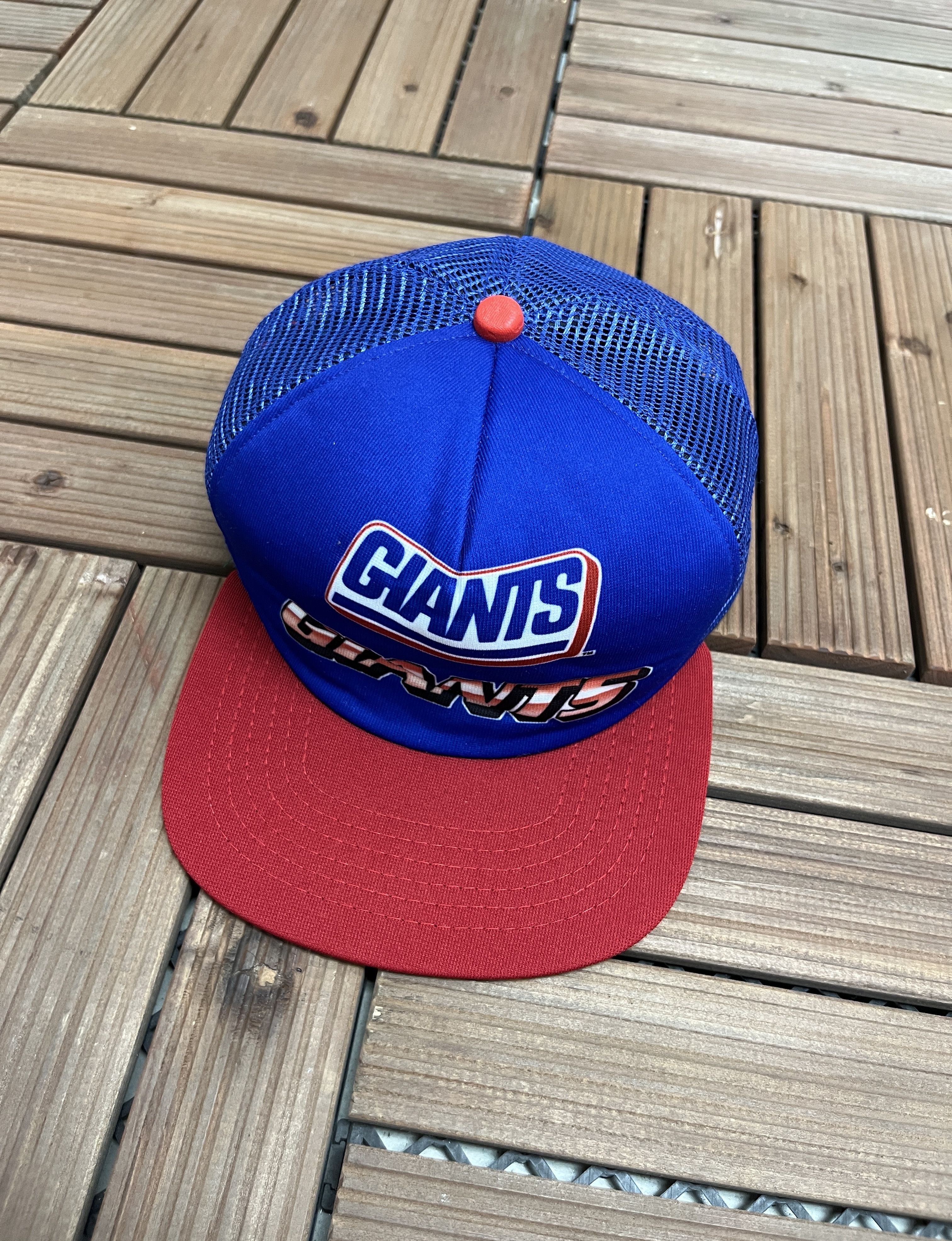 VTG 90s New York Giants Corduroy Hat Snapback Cap Mens NFL