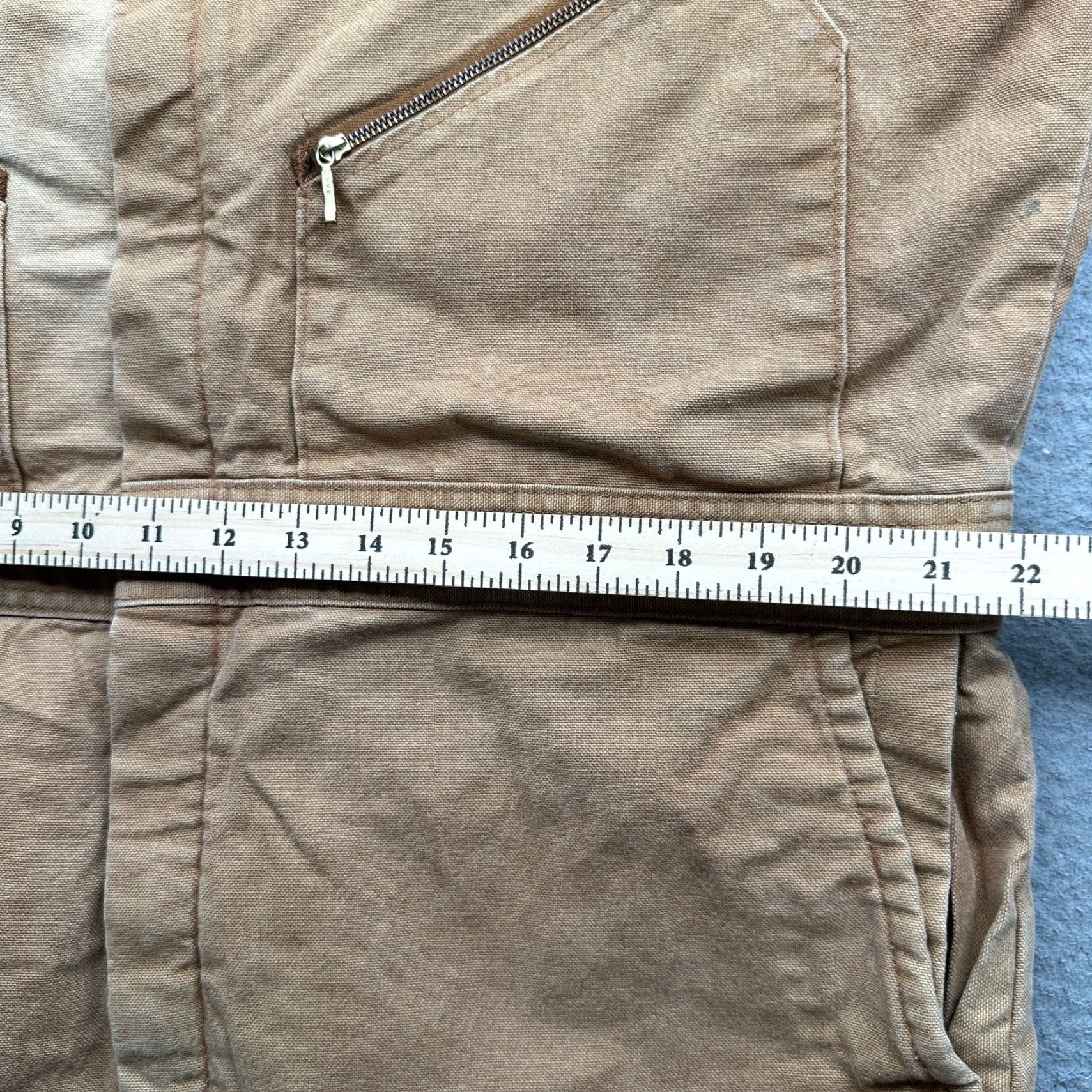 Walls VINTAGE Walls Blizzard Pruf Duck Canvas Quilted Lined Coveralls Mens XL Tall 46-48 30" Inseam Brown Mens XL Tall Brown Overalls Size US 44 / EU 60 - 5 Thumbnail